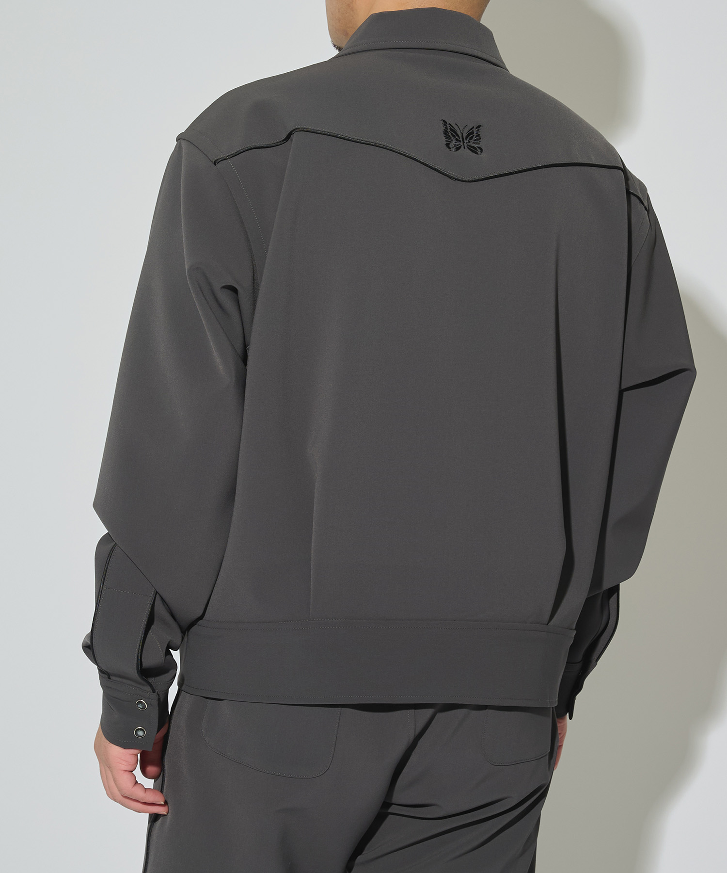 別注 Piping Cowboy Jacket - Poly Double Cloth NEEDLES