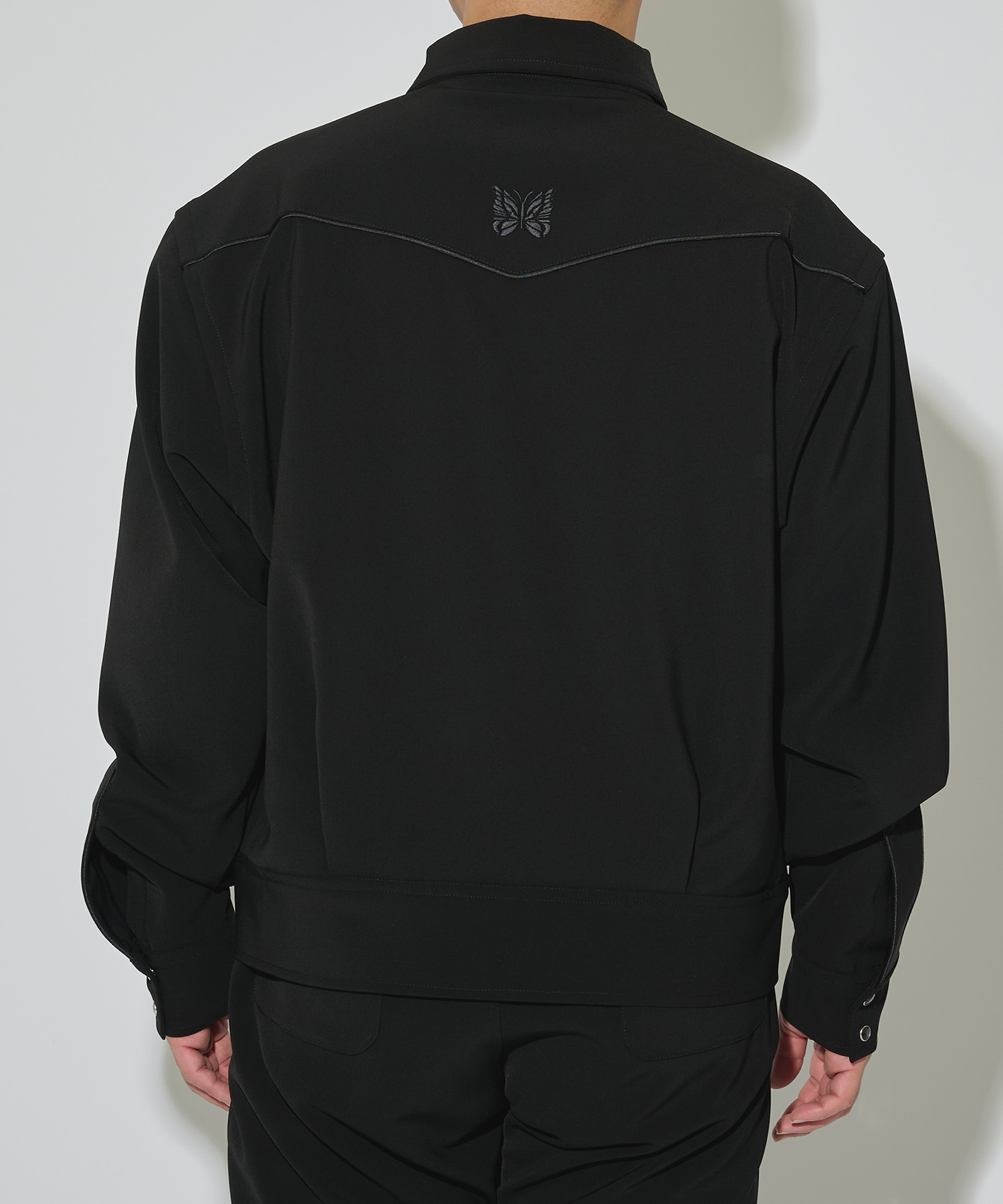 別注 Piping Cowboy Jacket - Poly Double Cloth NEEDLES