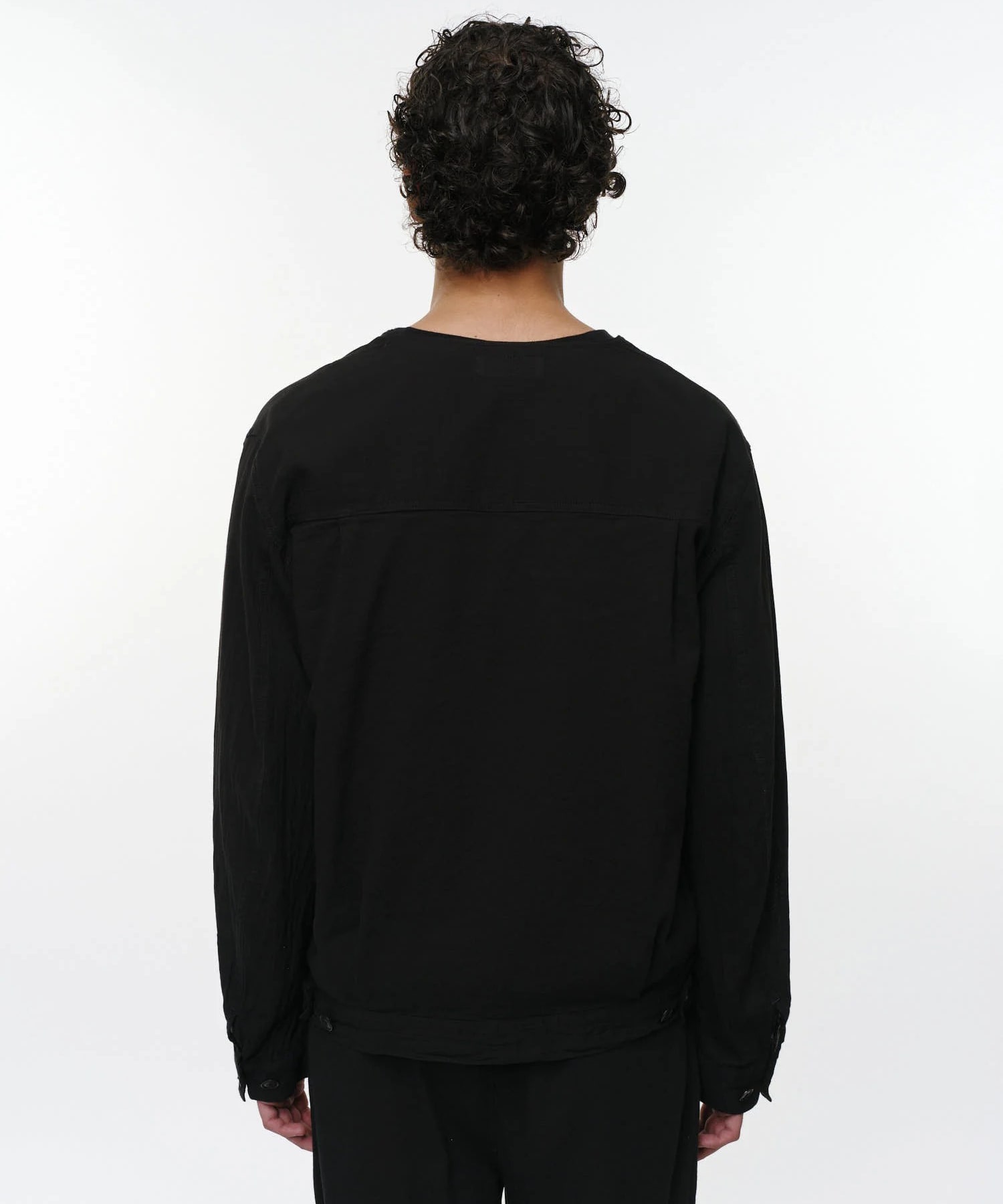 NO COLLAR TRUCKER JACKET 