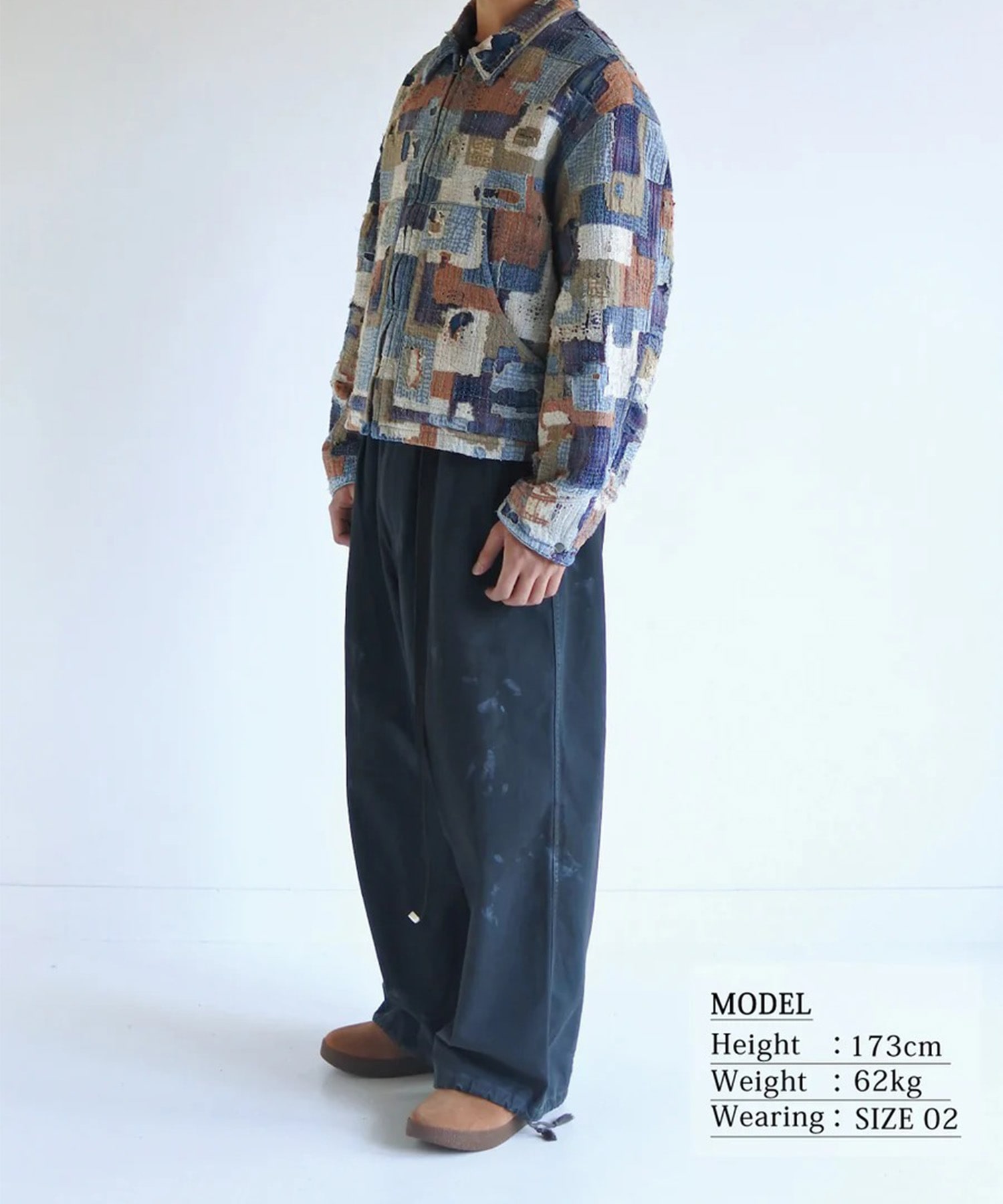 SASHIKO PATCHED JACKET ANACHRONORM