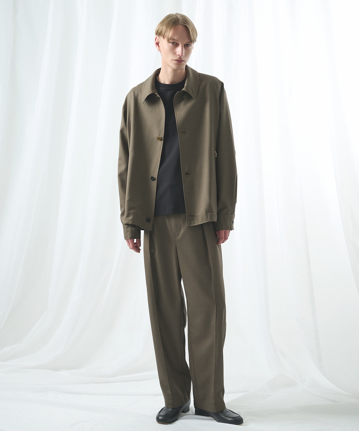 別注 Gabardine Coach Jacket CULLNI