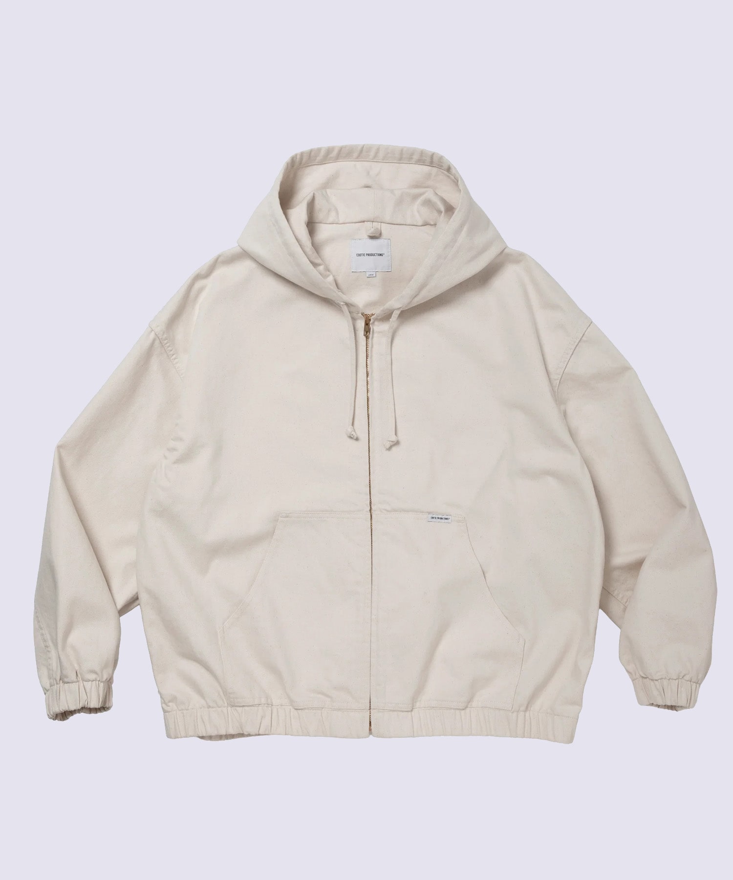 12.5oz Denim Zip Up Hooded Jacket COOTIE PRODUCTIONS