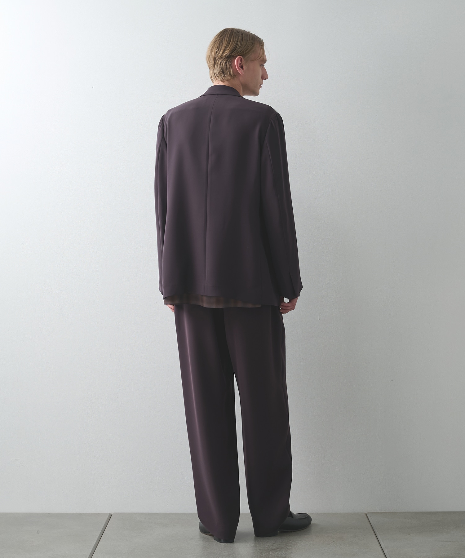 Dry Double Cloth Slant Belt Tailored Jacket CULLNI