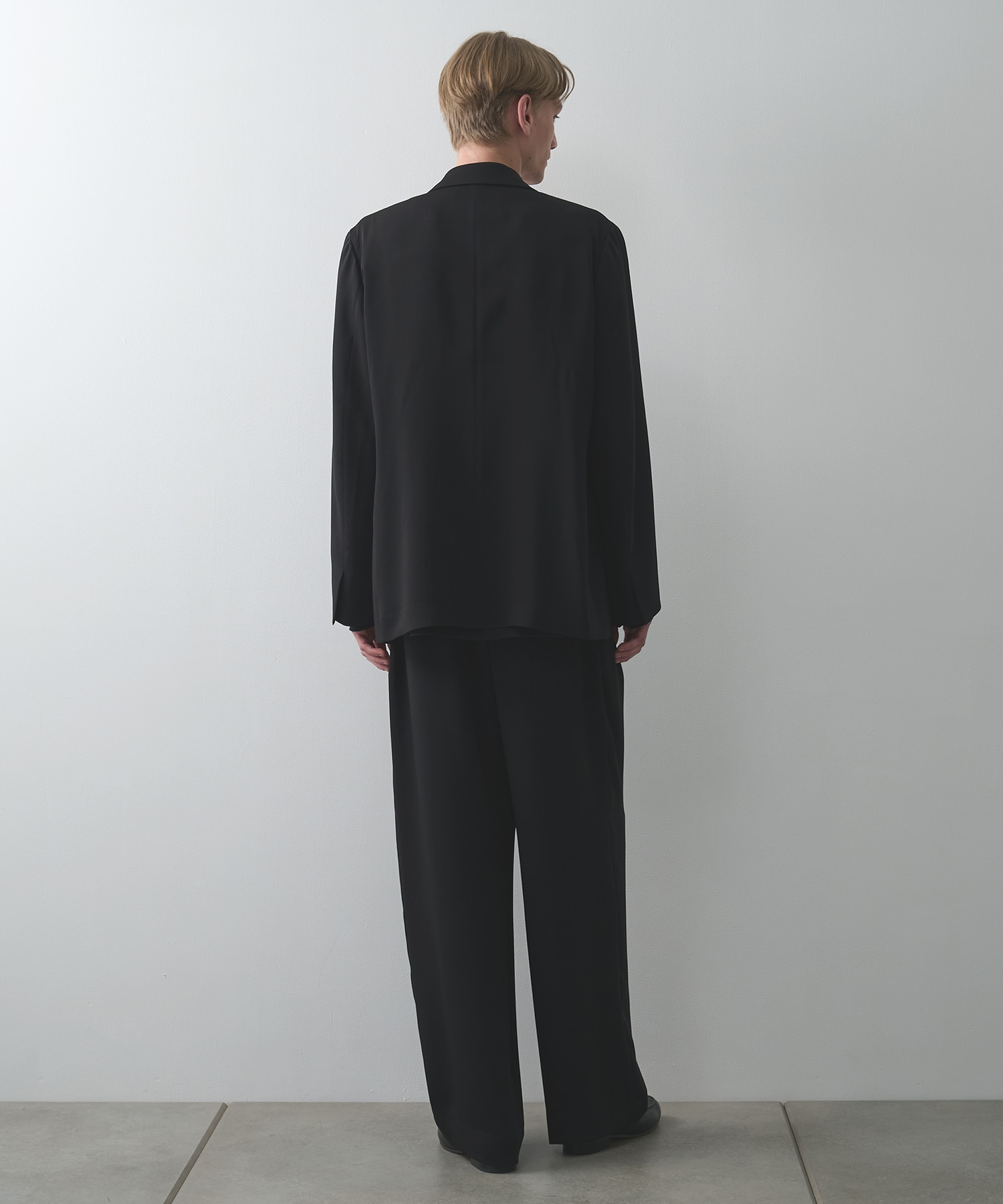 Double Cloth Button-Tab Pocket Tailored Jacket CULLNI