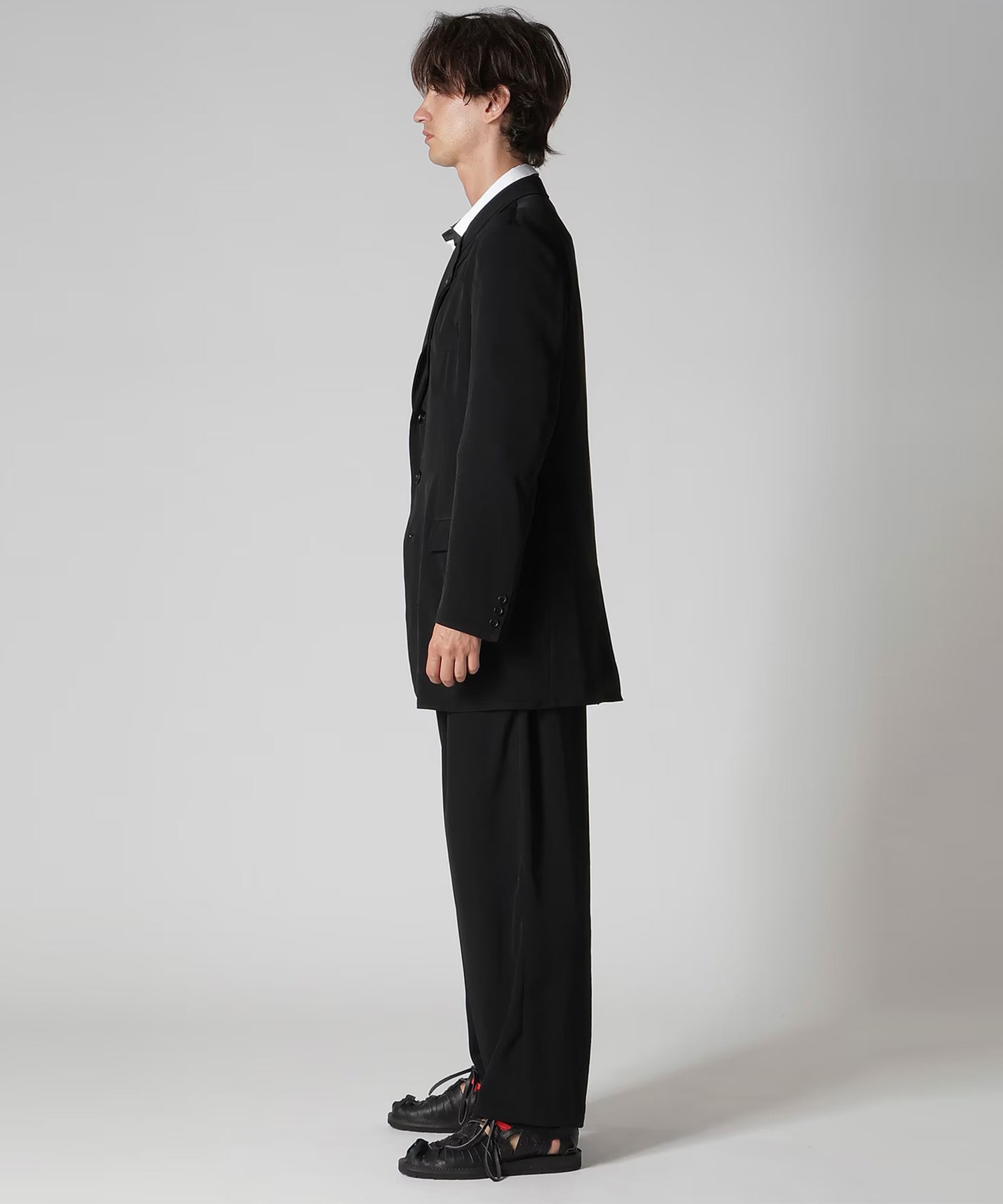 シルク二重ラペルJ Yohji Yamamoto