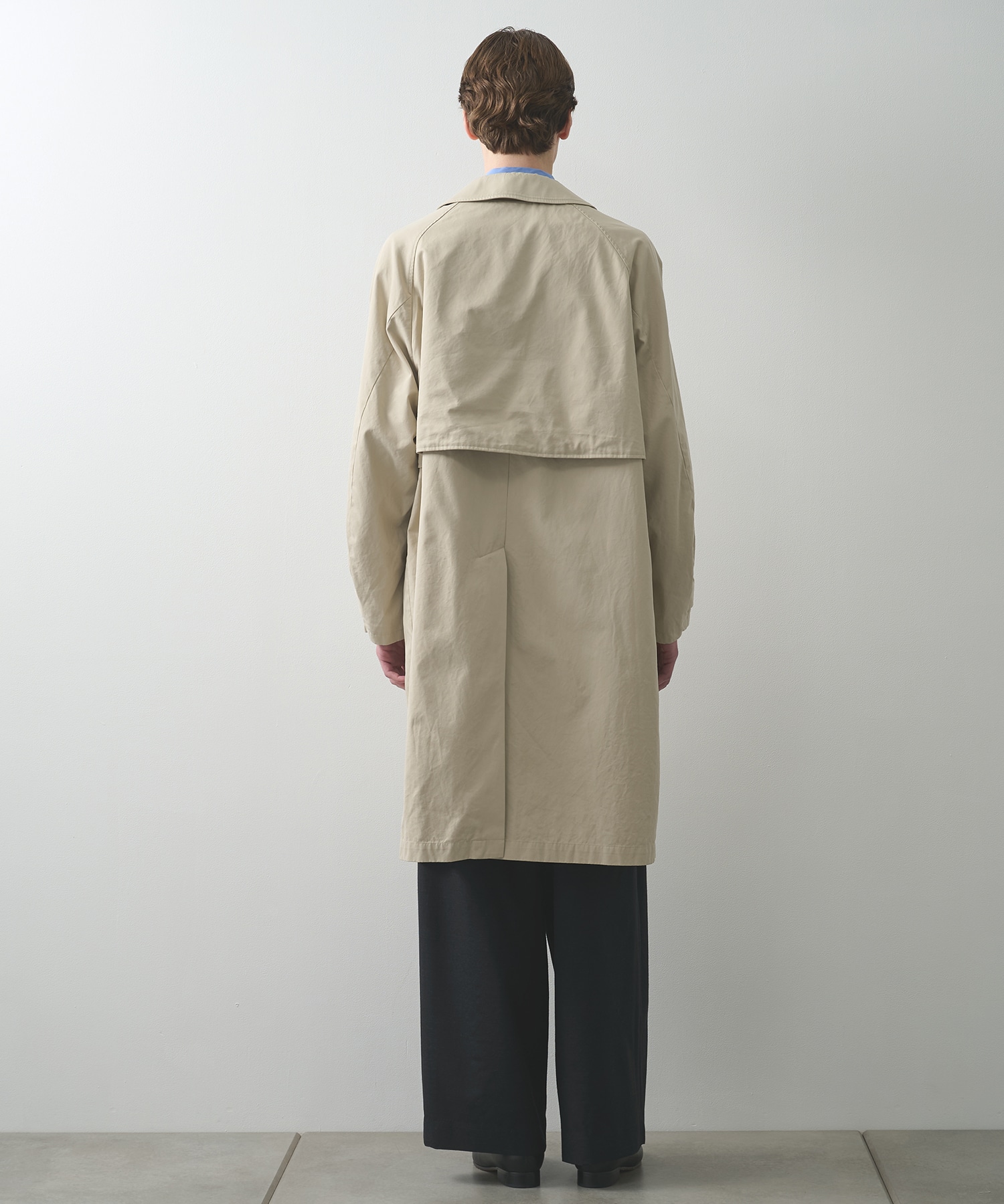 オーガニック60/2ギャバニドムバイオ / ラグランスリーブコート MARKAWARE/marka