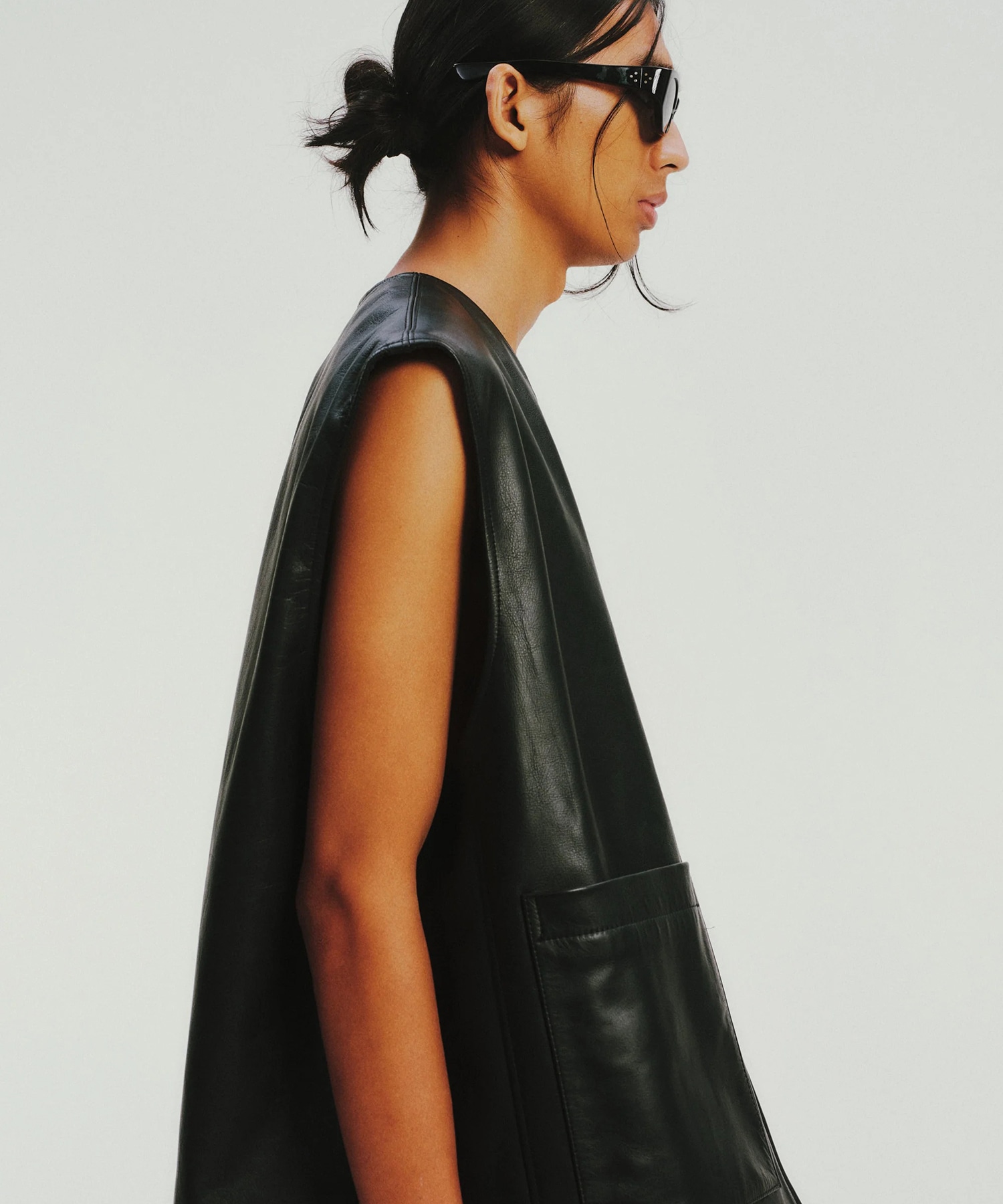 Leather Work Vest COOTIE PRODUCTIONS