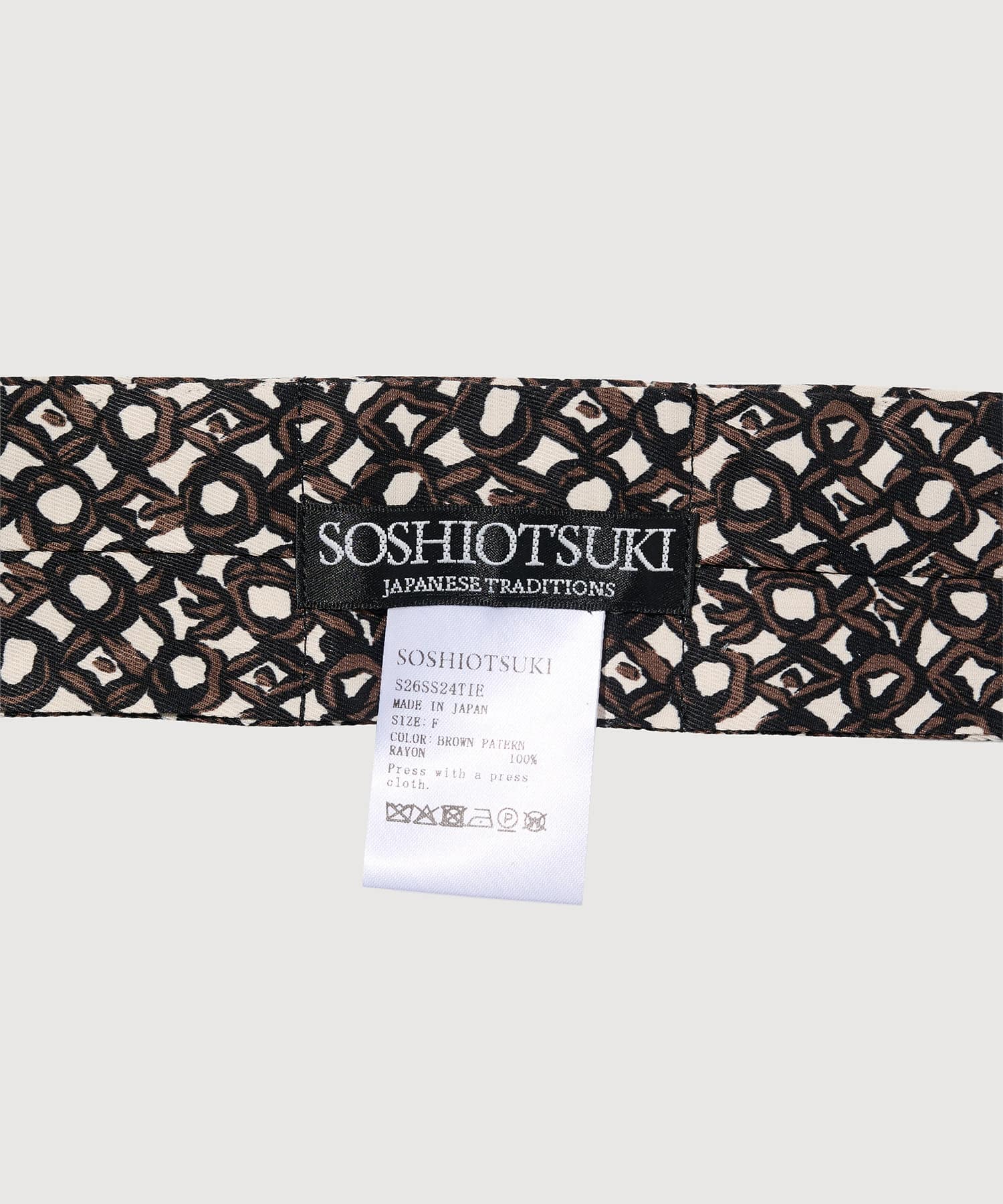 VINTAGE PATTERN ASCOT TIE SOSHIOTSUKI