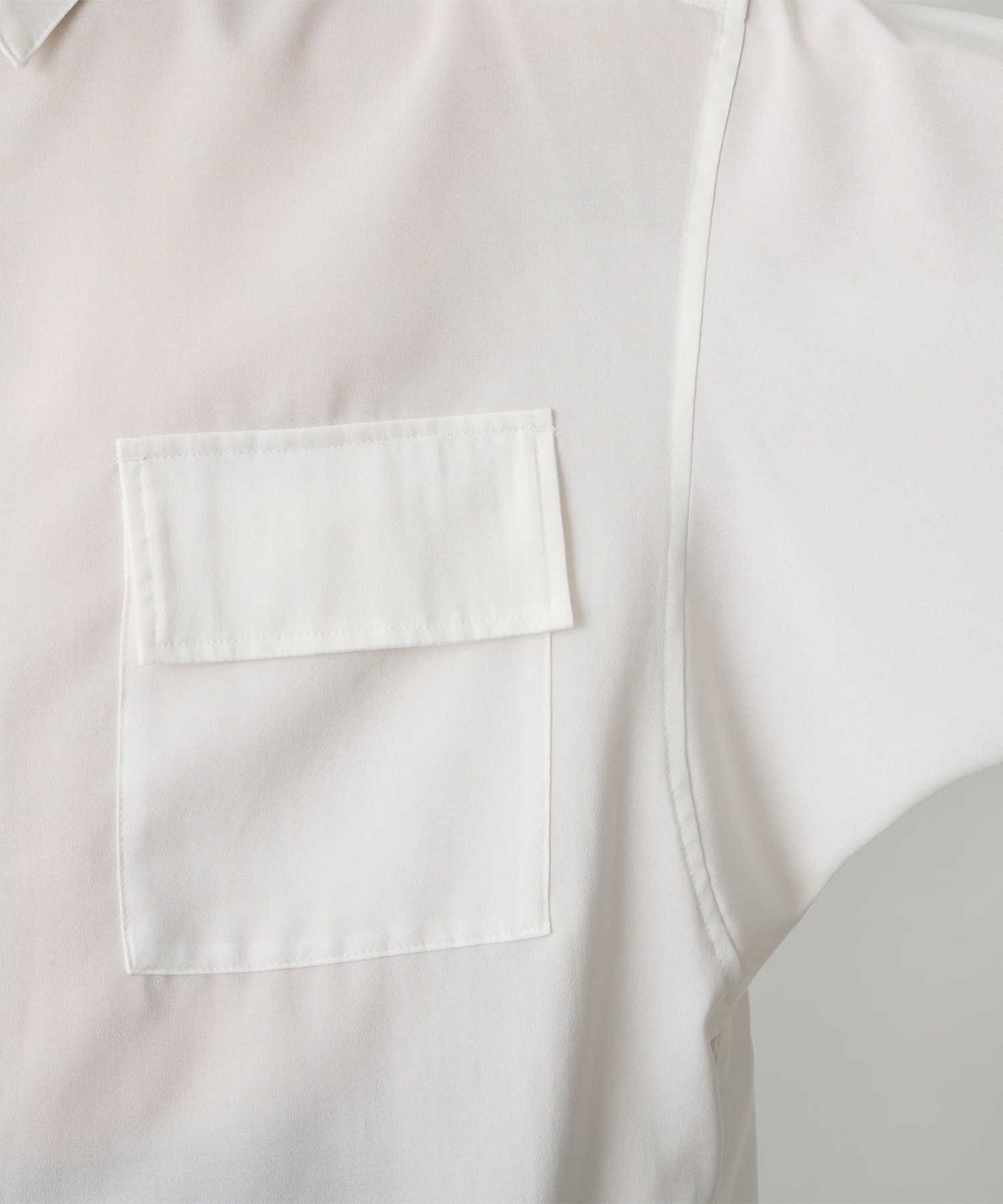 WIDE GUSSET SLEEVE REGULAR COLLAR SHIRT White Mountaineering