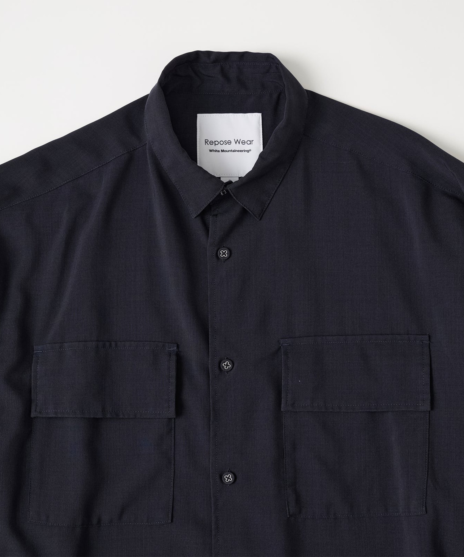 WIDE GUSSET SLEEVE REGULAR COLLAR SHIRT White Mountaineering