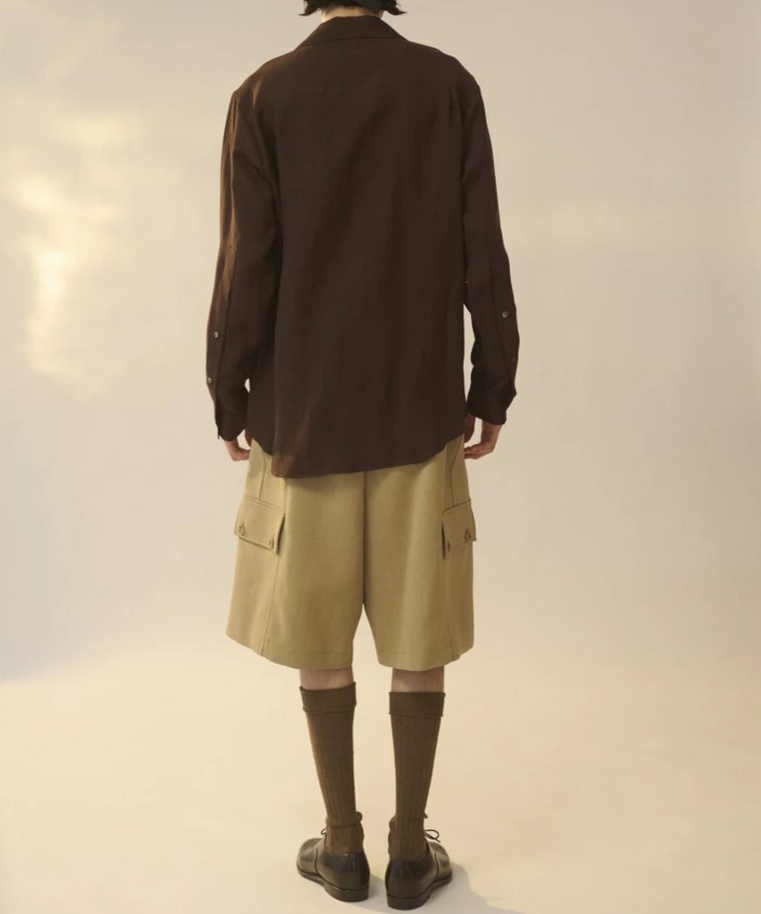 Wide Set Open Collar Shirt UJOH HOMME