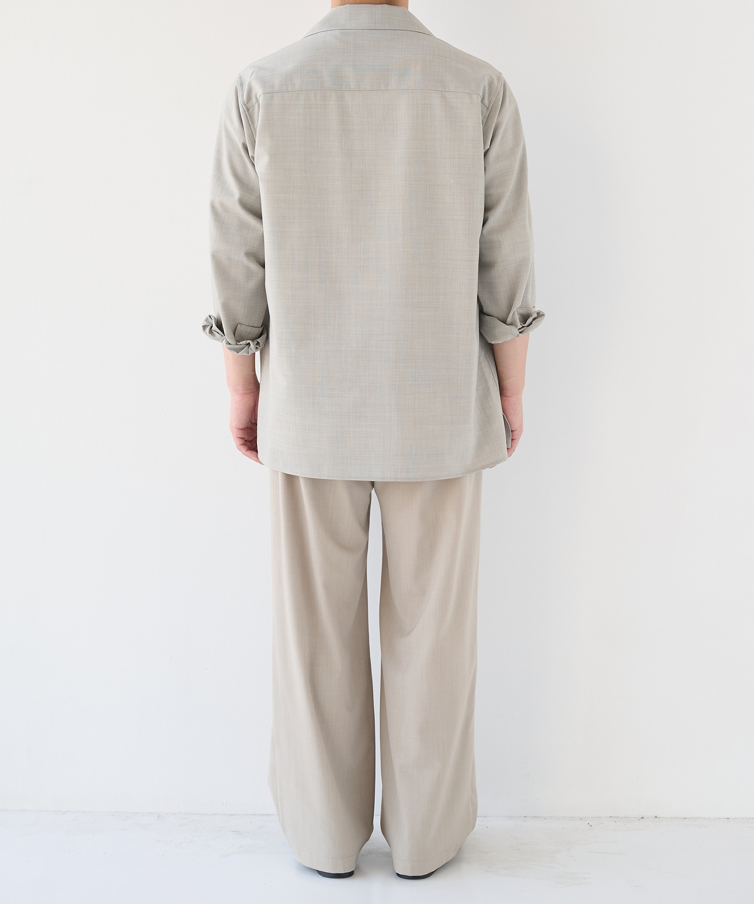 Linenｗool Cupra Shirts STUDIOUS