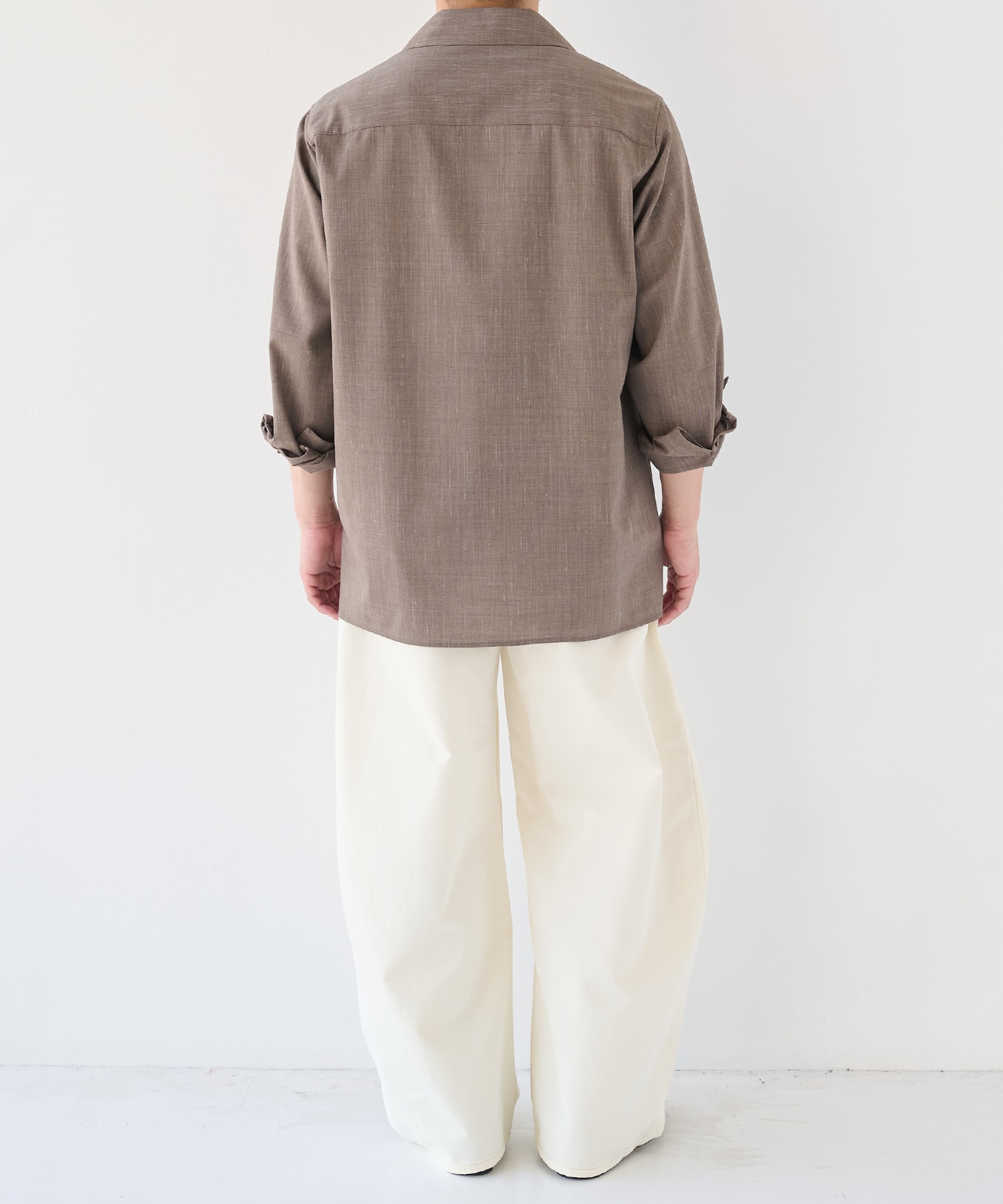 Linenｗool Cupra Shirts STUDIOUS