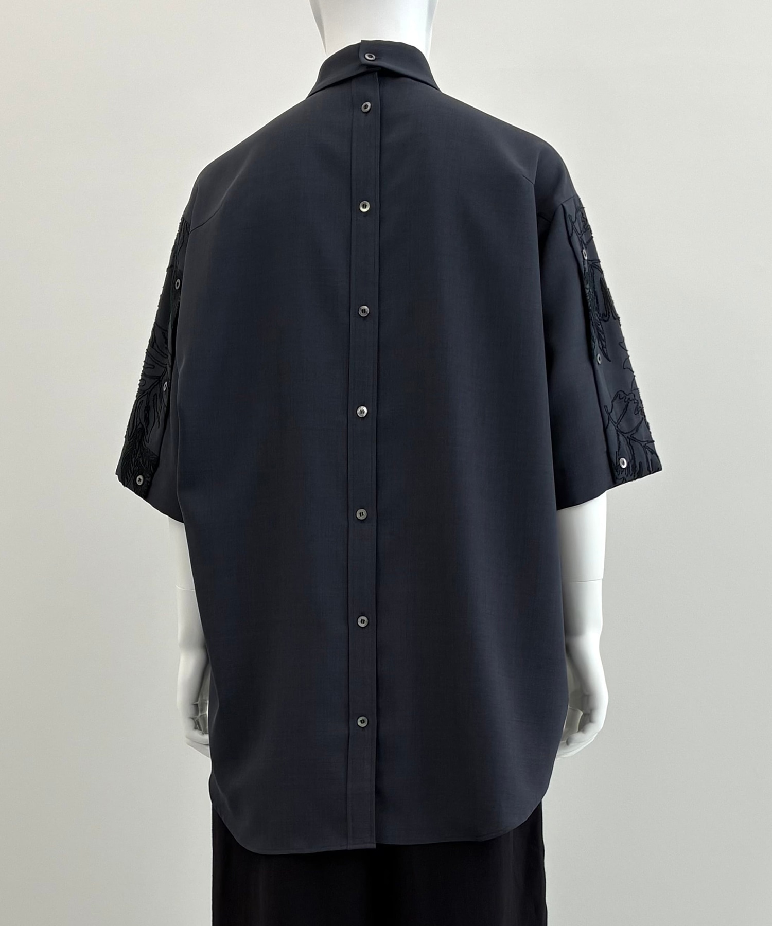 Full Open Half Sleeve Shirt UJOH HOMME