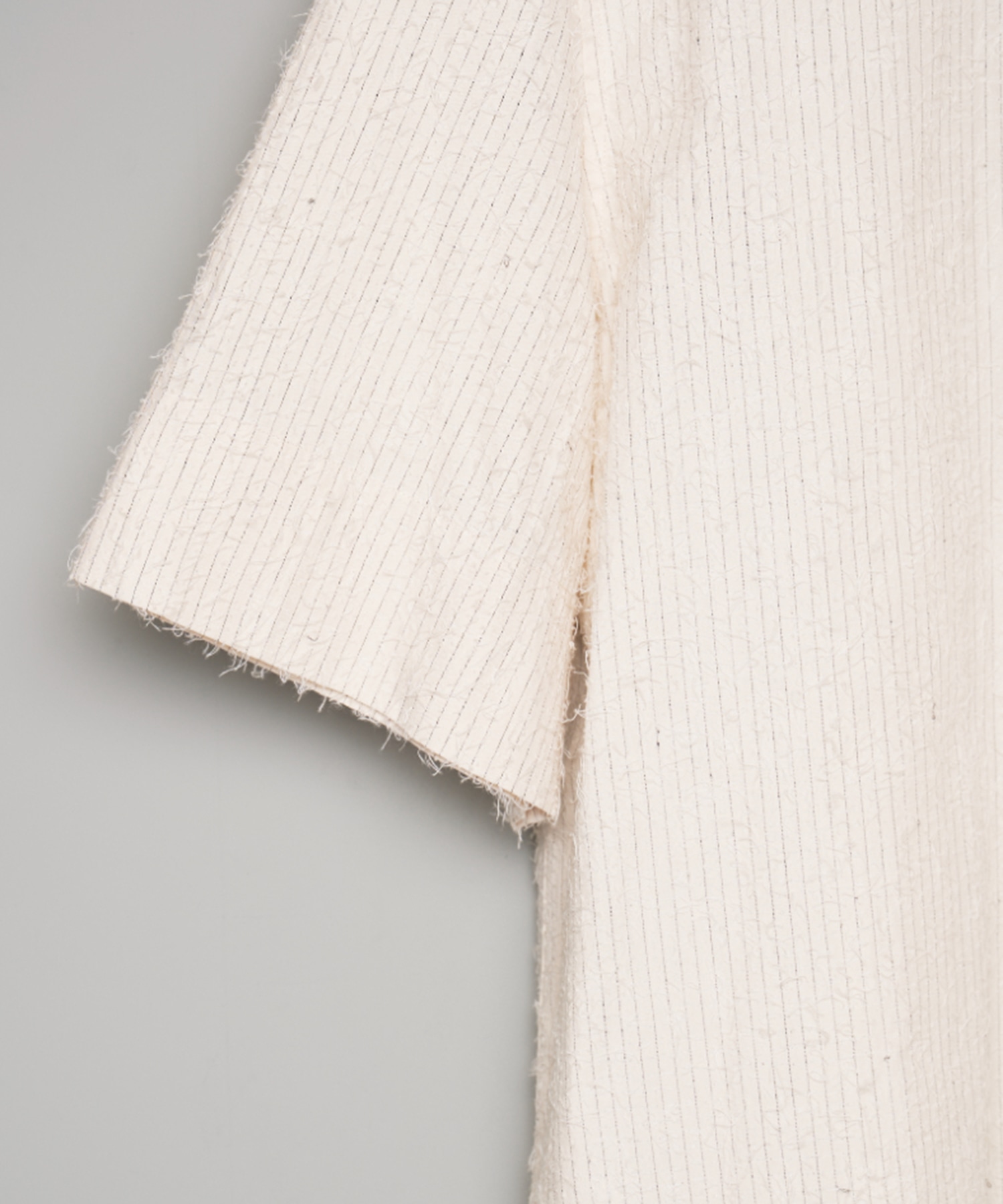 SHAGGY STRIPE HALF SLEEVE SHIRT MASU