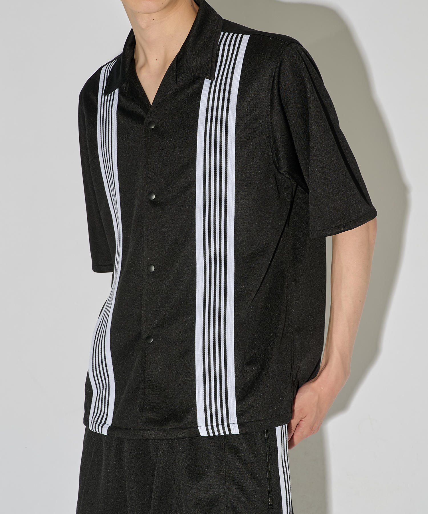 別注 Track S/S Shirt - Poly Smooth NEEDLES