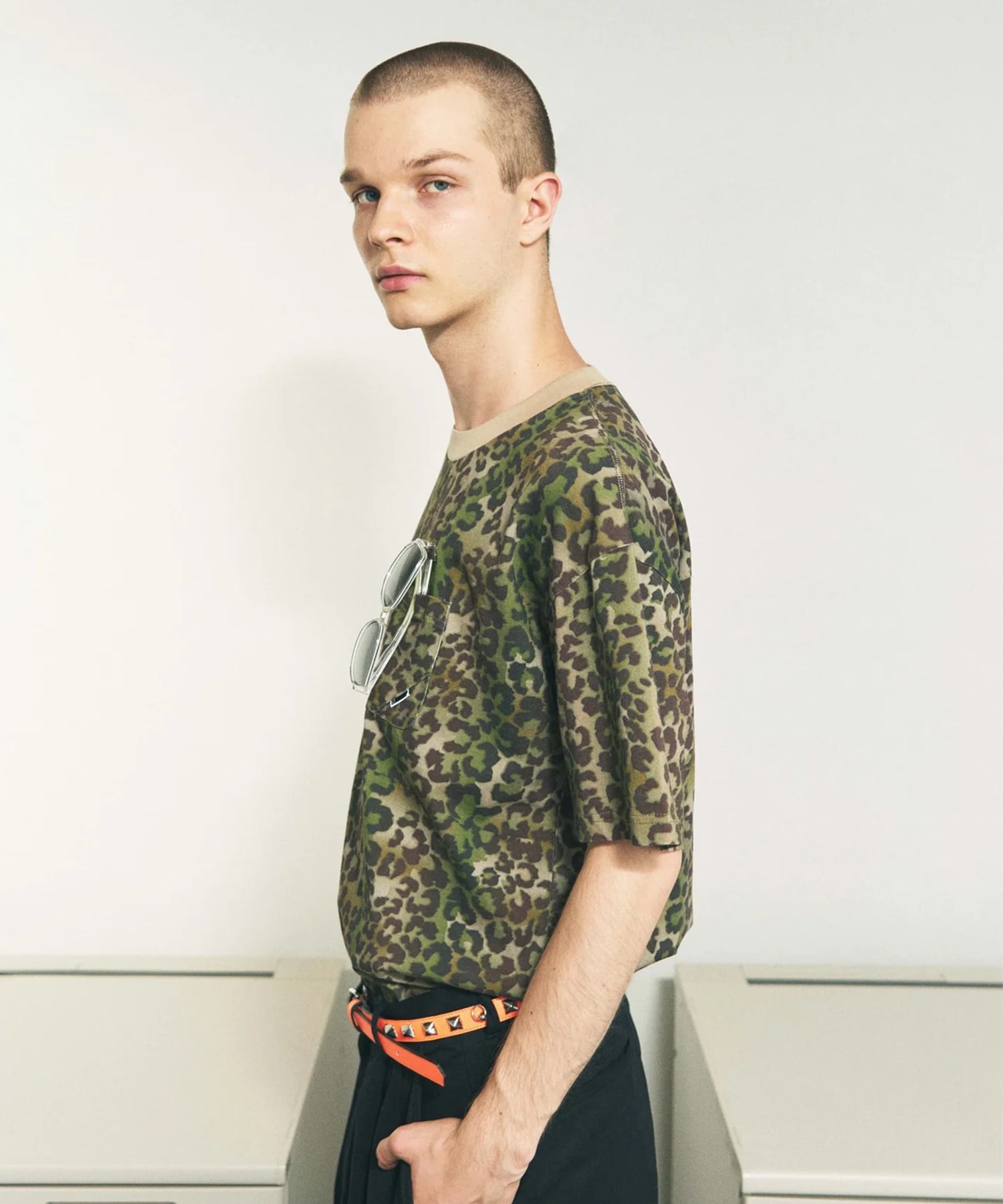 OPTICAL LOOP T-SHIRT LEOPARD PHINGERIN