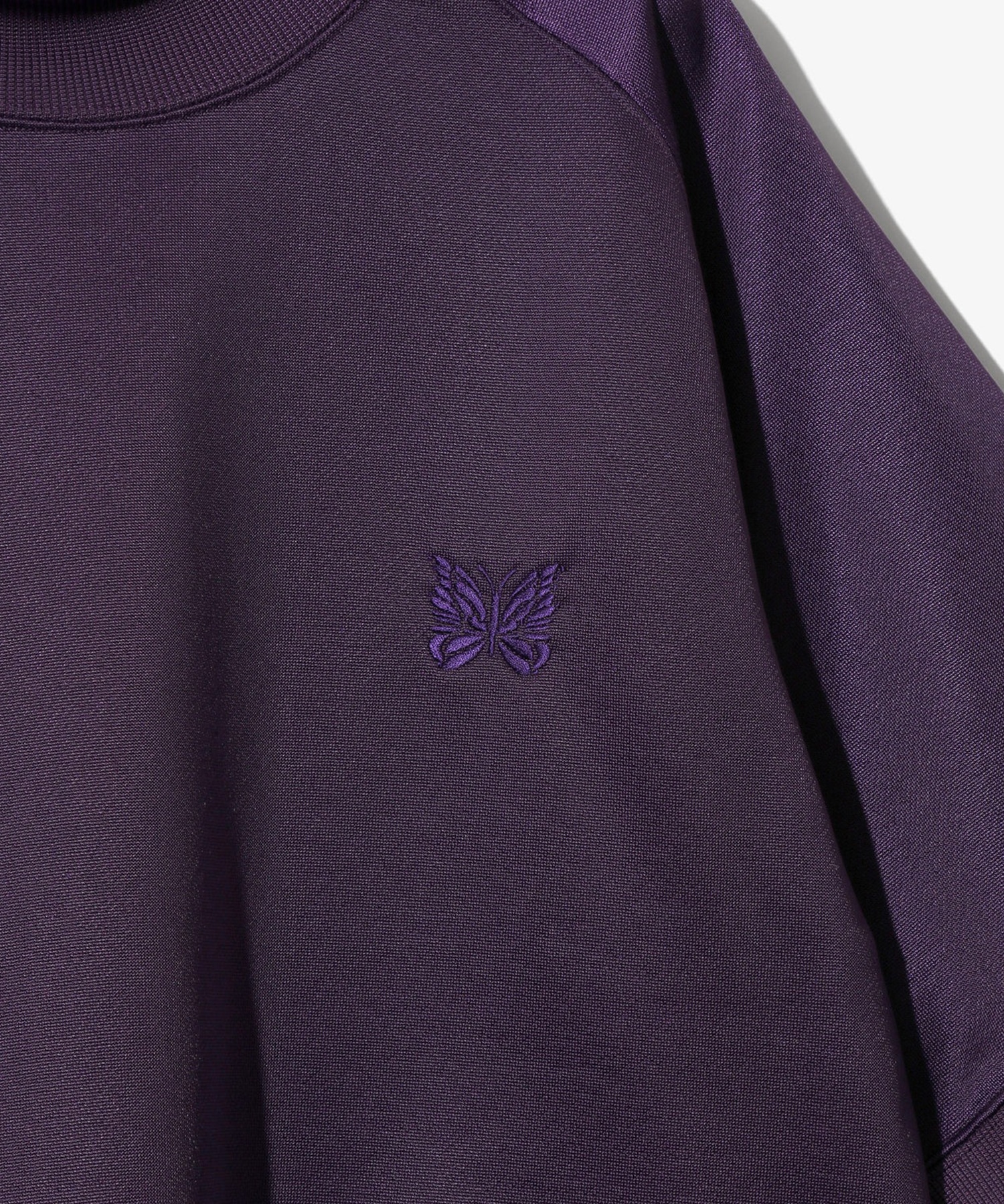 S/S Mock Neck Shirt - Bright Jersey NEEDLES