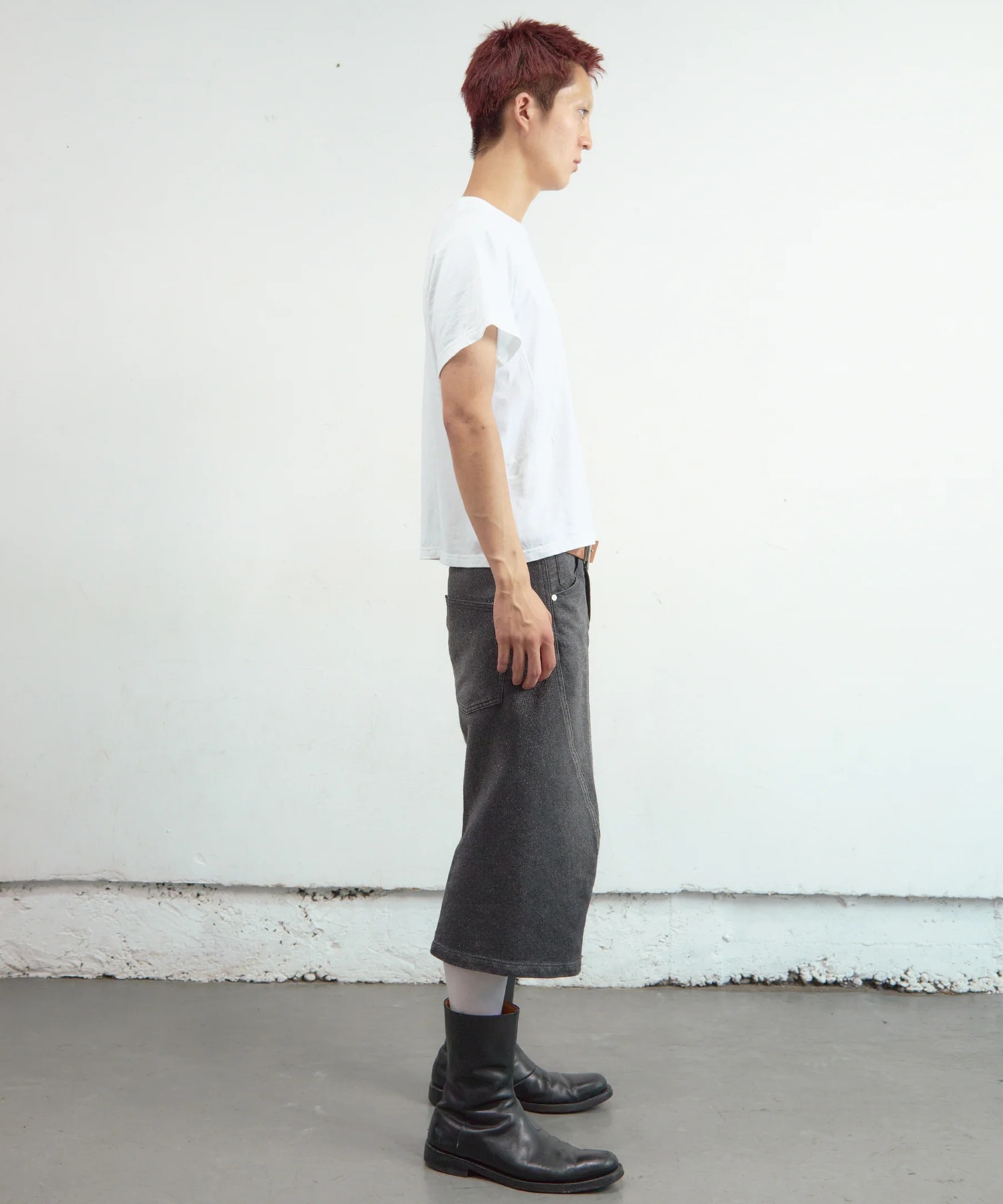 PANELLED HALF SLEEVE T-SHIRT NVRFRGT