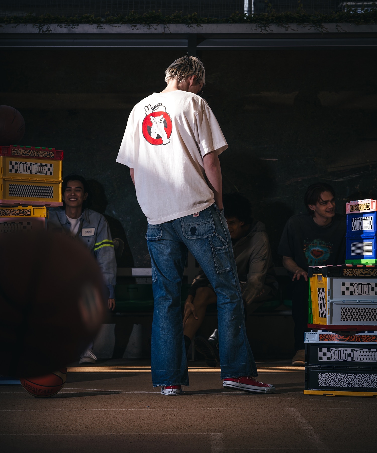 SM-MK8-0000-009/SS T-SHIRT/SAINT HORROR/WHITE SAINT M××××××