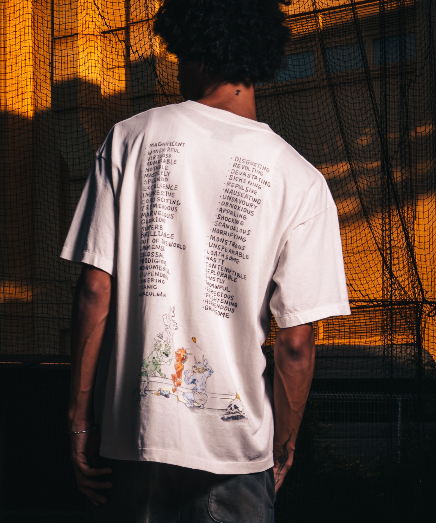 SM-MK8-0000-016/SS T-SHIRT/SAINT WET/WHITE SAINT M××××××