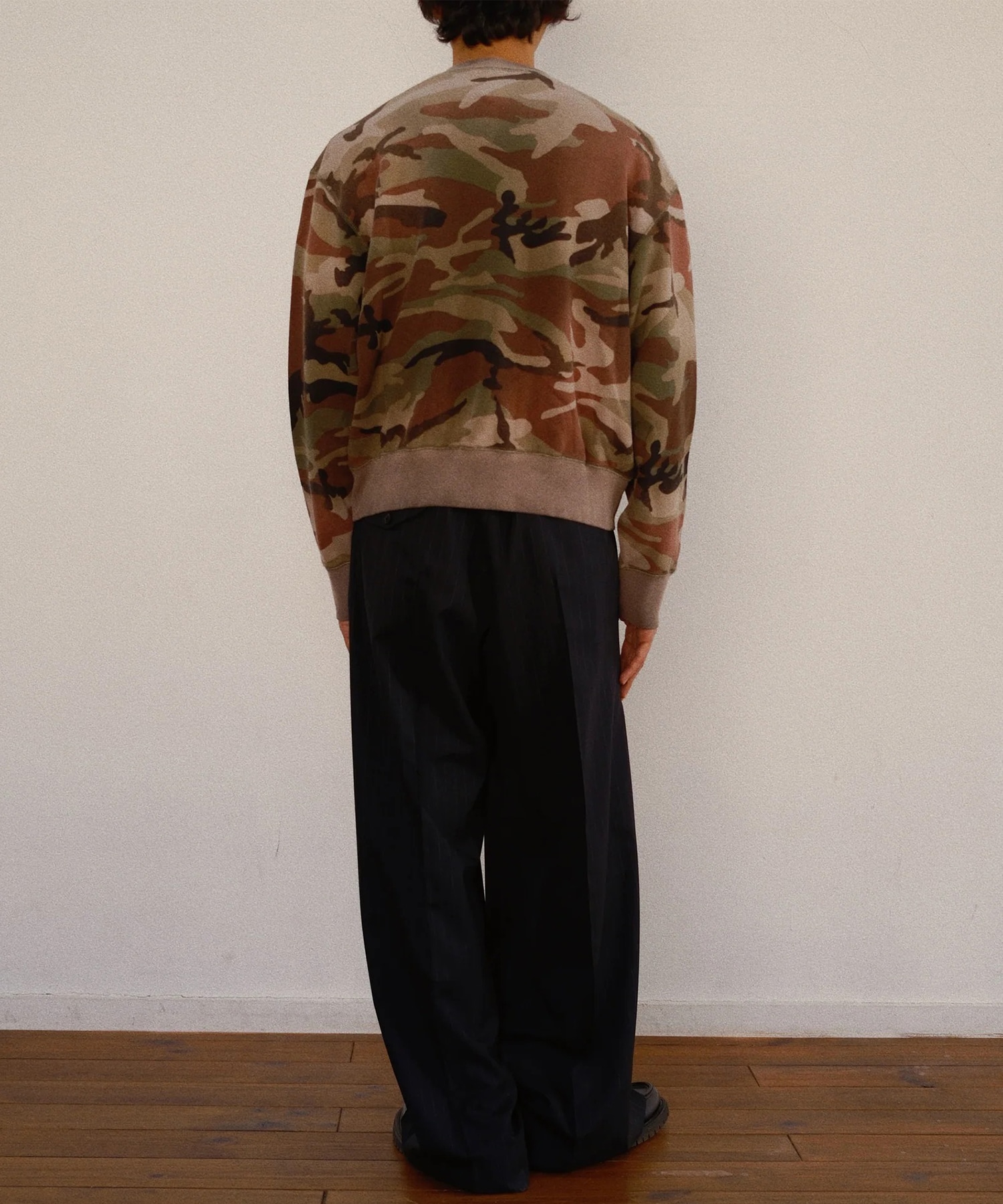 Camo Sweat Cardigan KHOKI