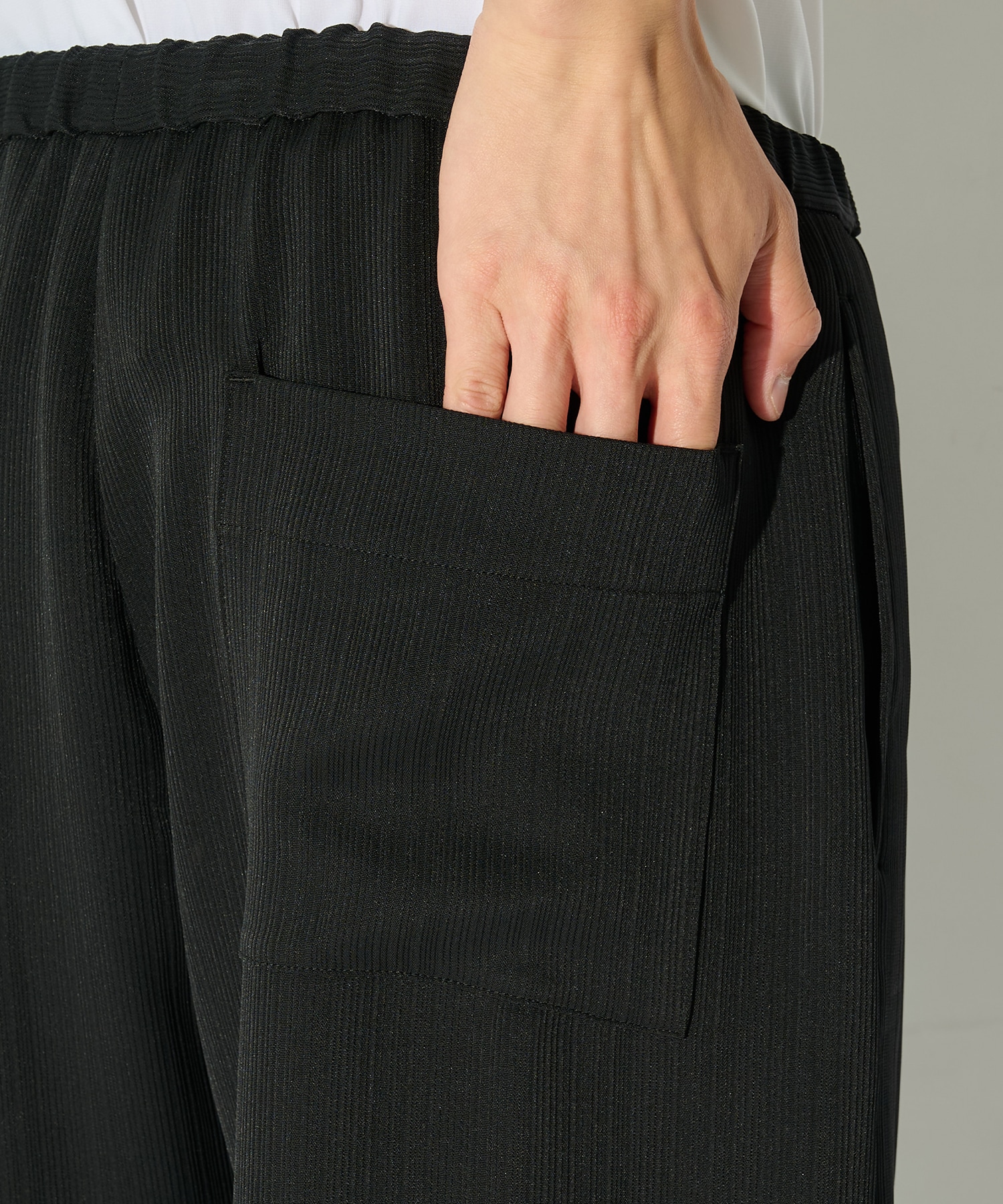 別注 Cord pique Drawstring Relaxed Pants CULLNI