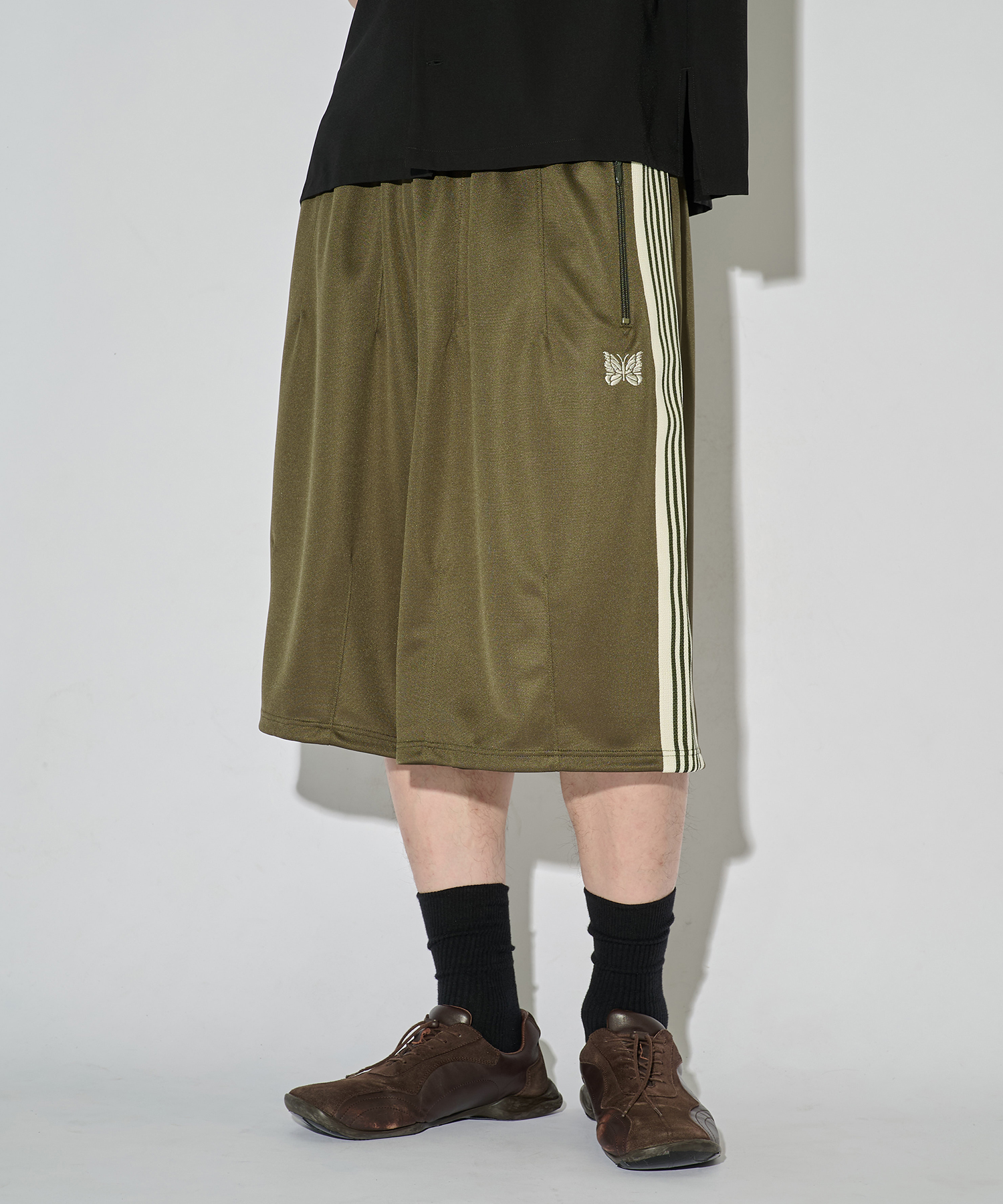 別注 H.D Track Short Pant - Poly Smooth NEEDLES
