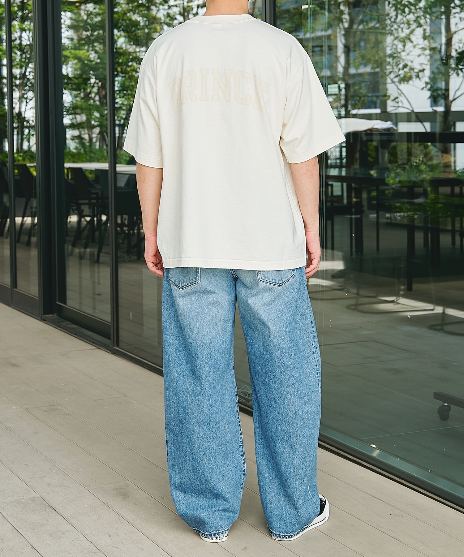 NOT-PRINCE 88/12 Print Tee WIDE blurhms