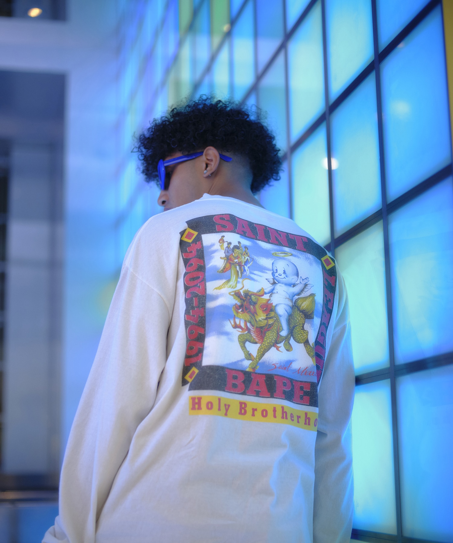 BAPE / LS T-SHIRT / POOL / SM-MK1-0000-C39 SAINT M××××××