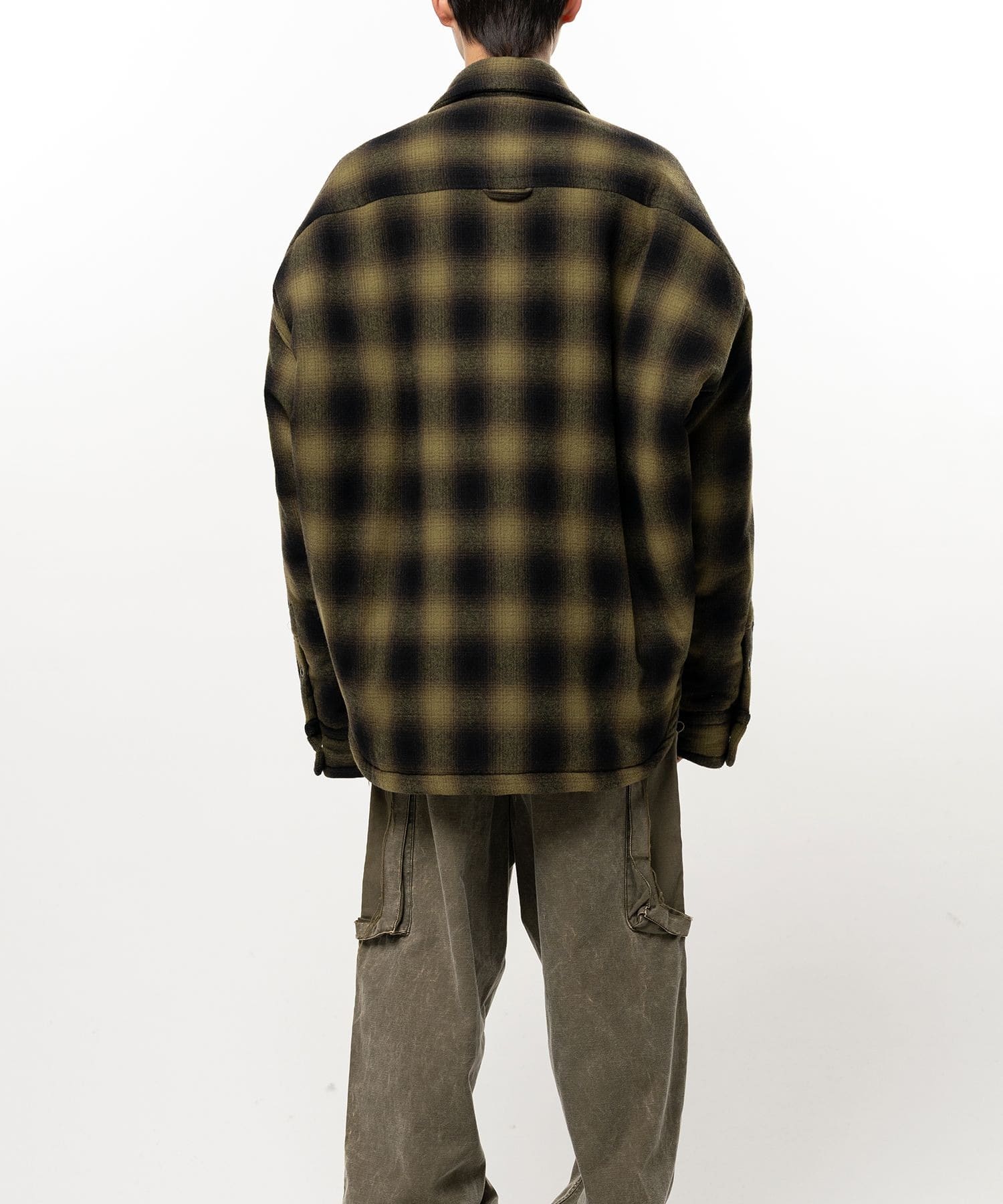 PUFFER CHECK SHIRTS Maison MIHARA YASUHIRO