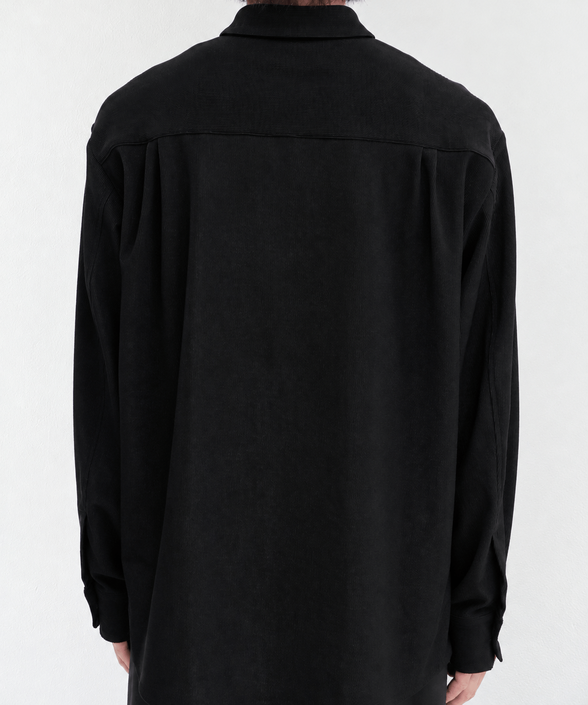 別注 Cord Pique Chin Tab Long Sleeve Shirt CULLNI