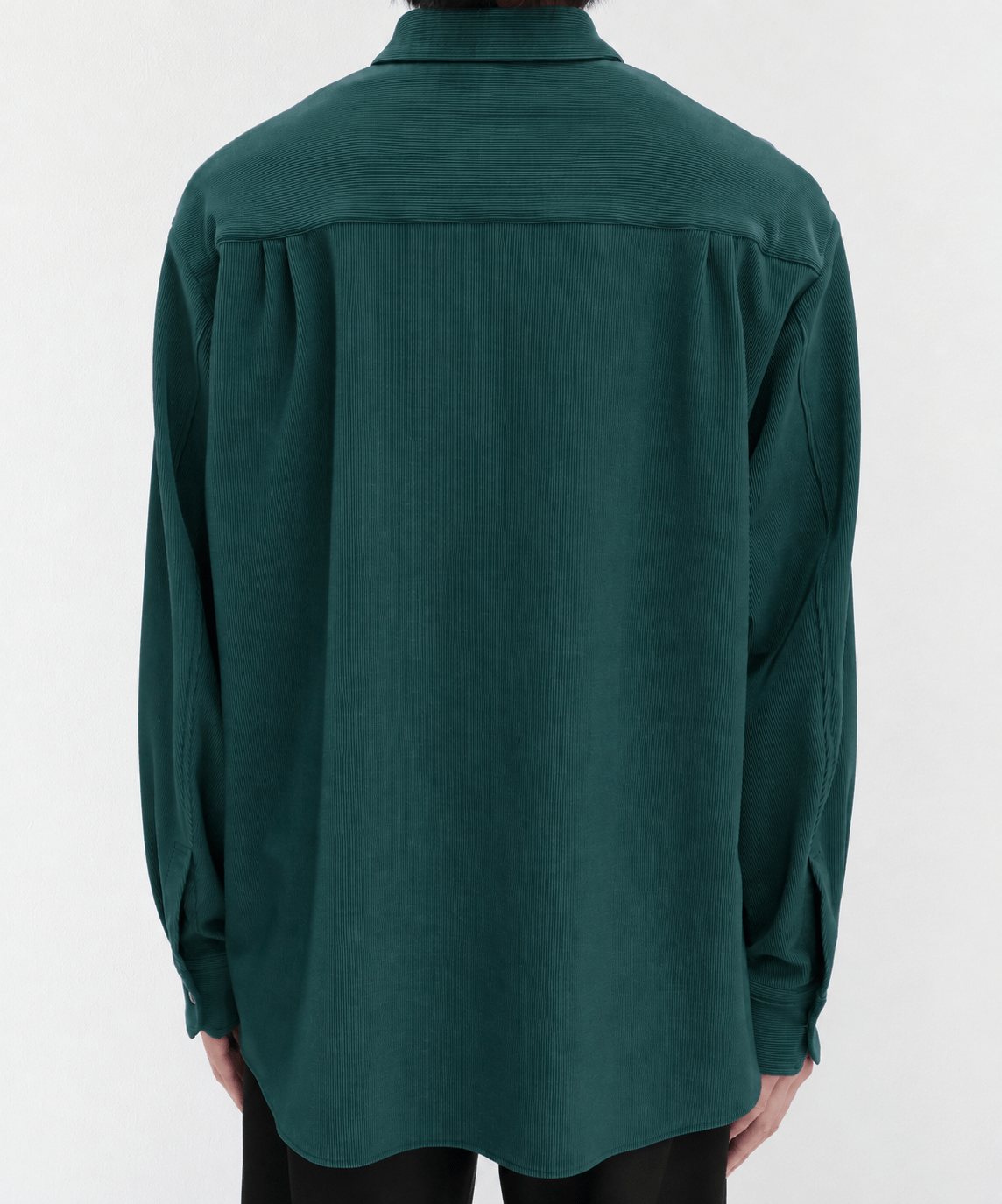 別注 Cord Pique Chin Tab Long Sleeve Shirt CULLNI