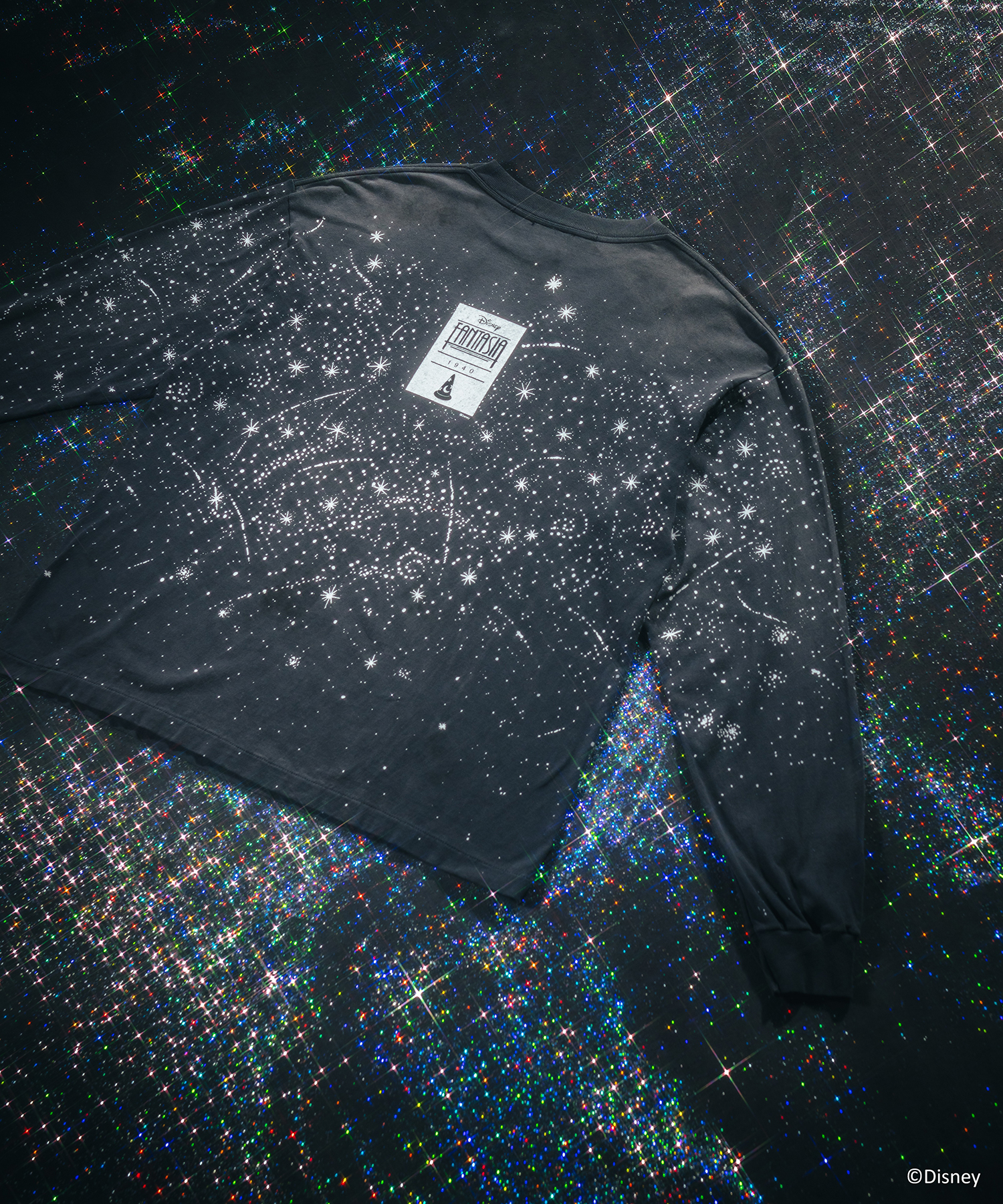 SM-MK1-0000-C90/DSNY_LS T-SHIRT/FANTASIA/BLACK SAINT M××××××