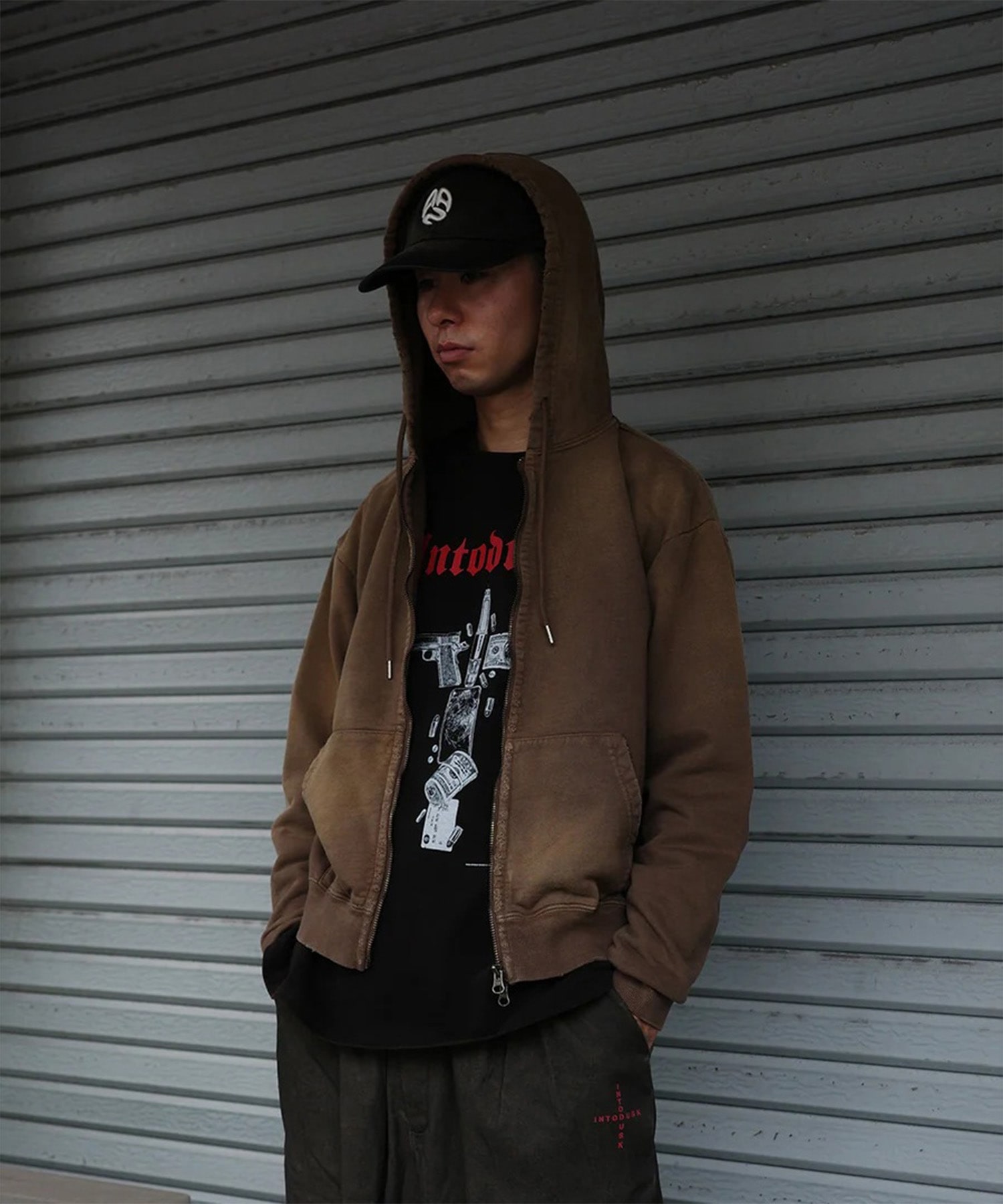 FADED FULL ZIP HOODIE ANACHRONORM