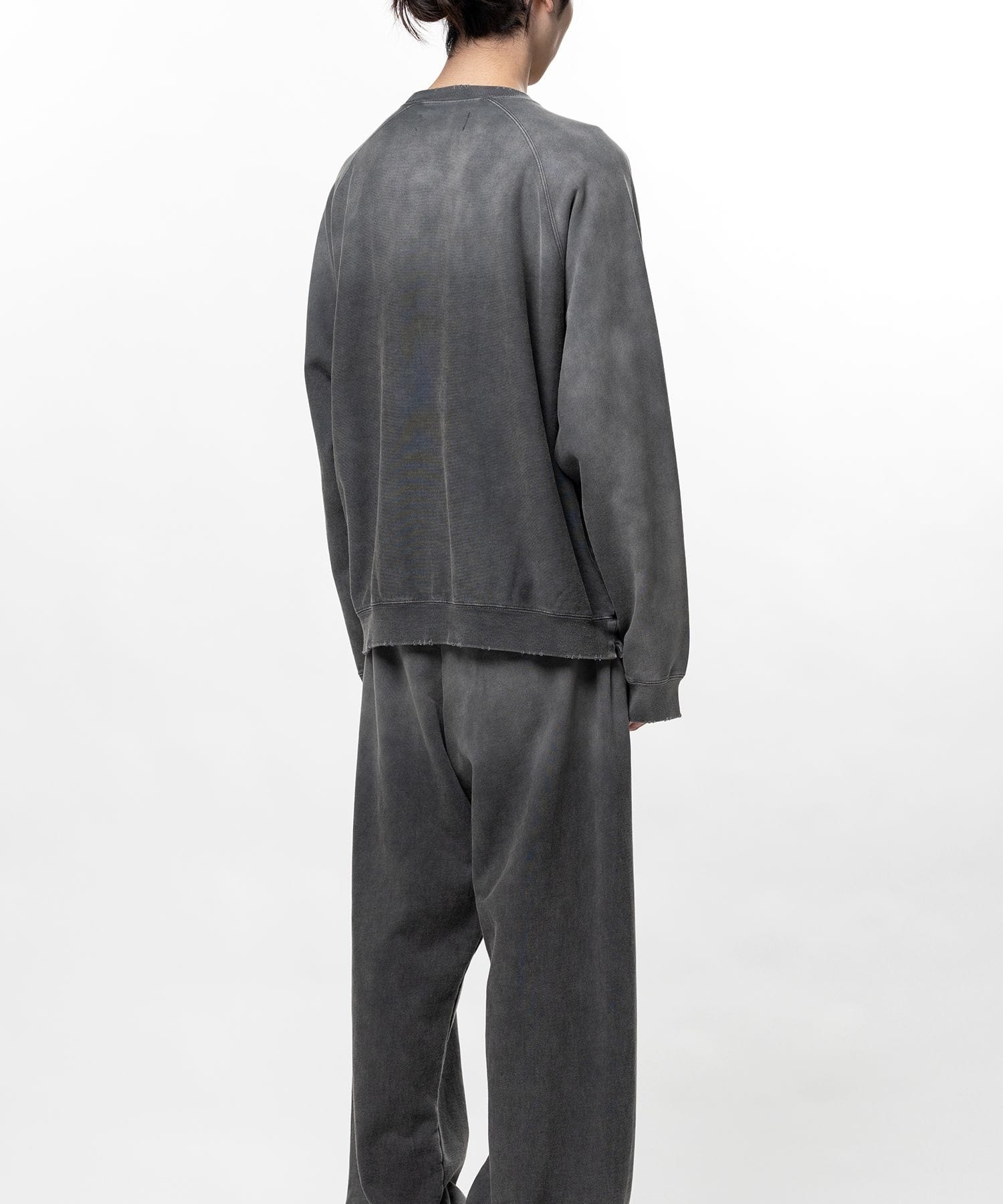FRENCH TERRY DISTRESSED PULLOVER in・stru(men-tal)