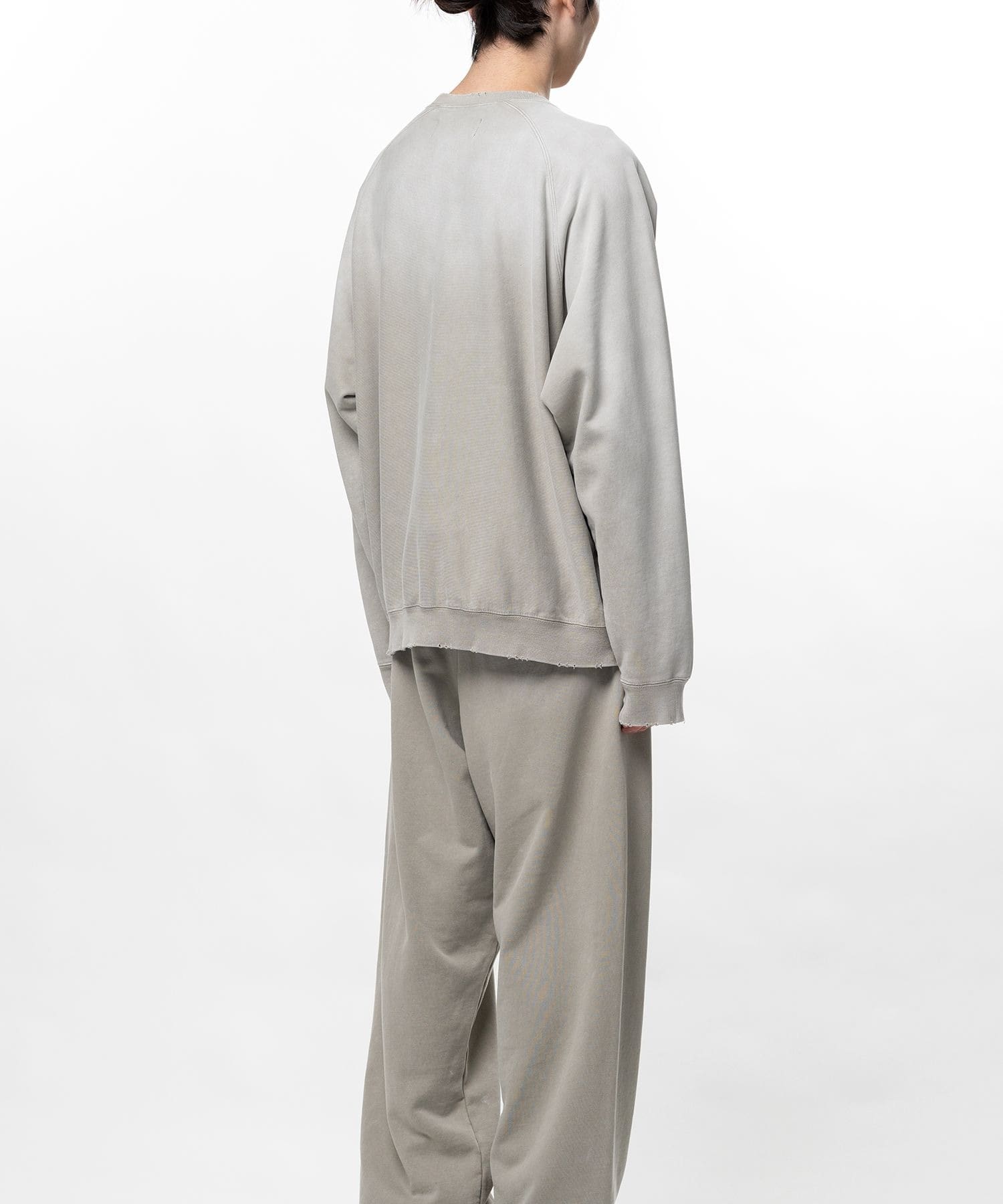 FRENCH TERRY DISTRESSED PULLOVER in・stru(men-tal)