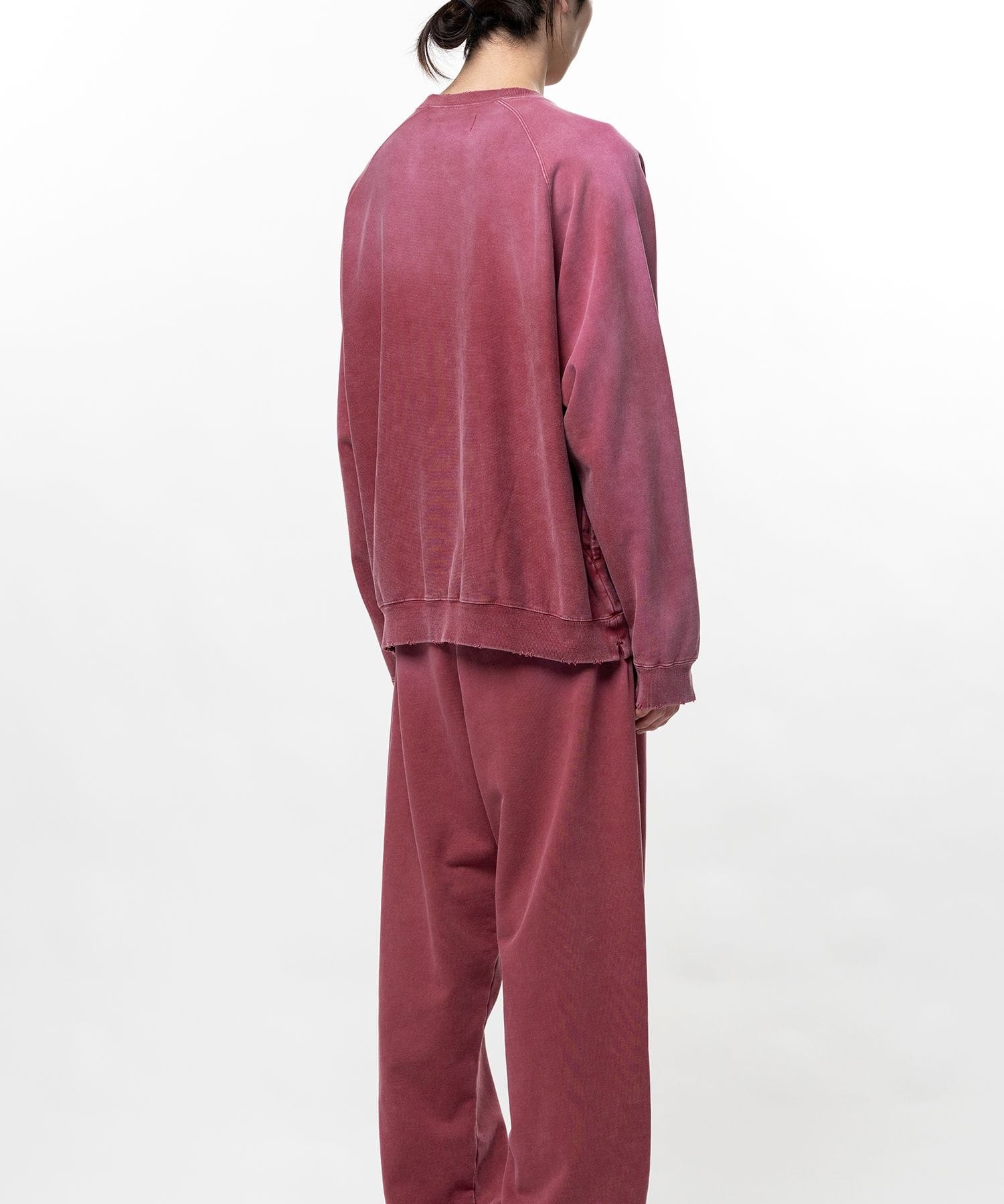 FRENCH TERRY DISTRESSED PULLOVER in・stru(men-tal)