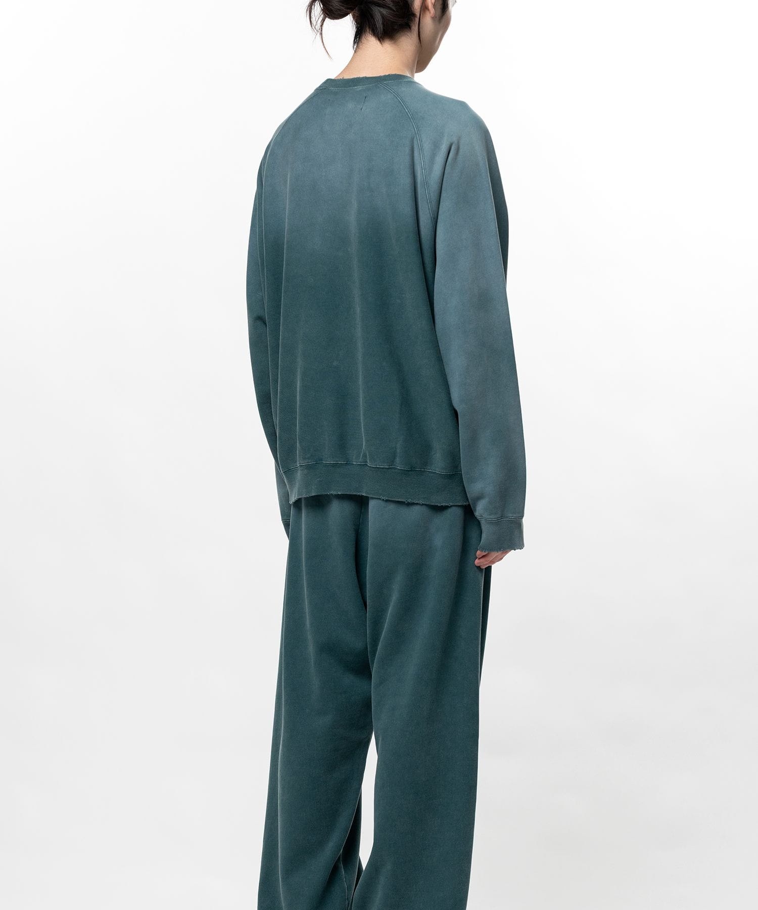 FRENCH TERRY DISTRESSED PULLOVER in・stru(men-tal)