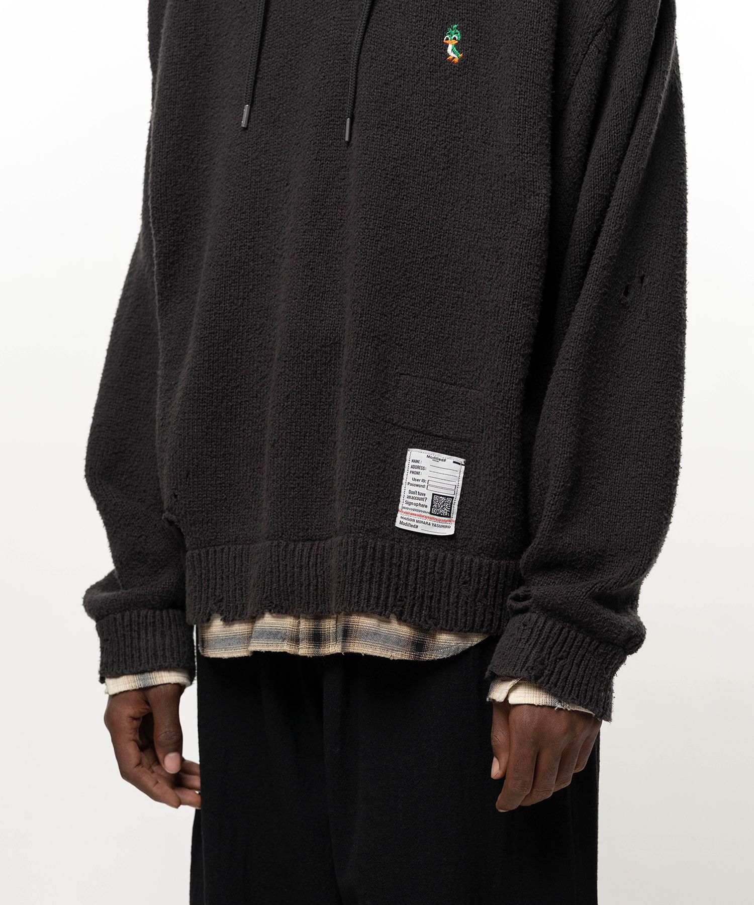 TRIPLE LAYERED SWEAT HOODIE Maison MIHARA YASUHIRO