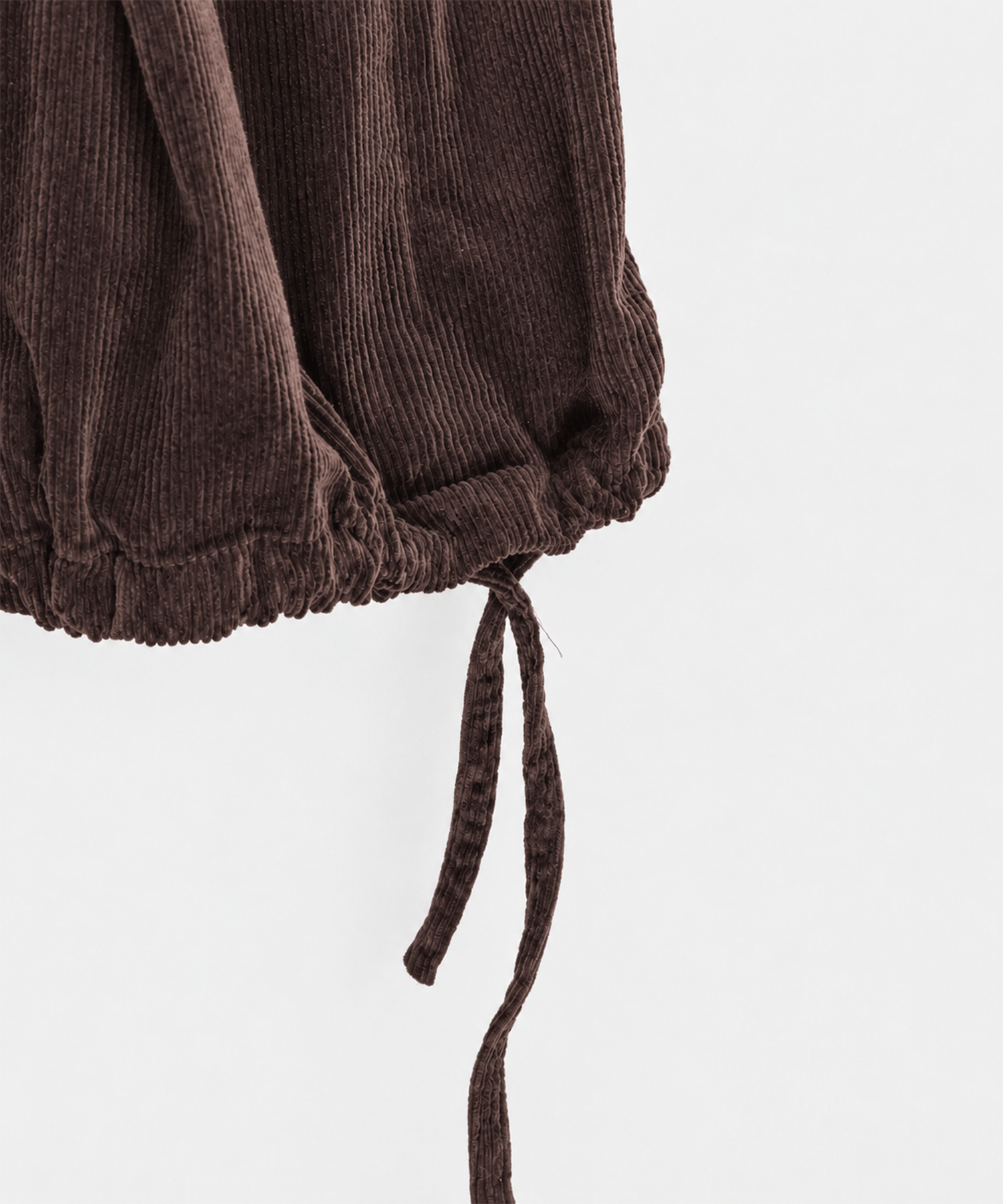 Wide-leg cropped corduroy pants KHOKI