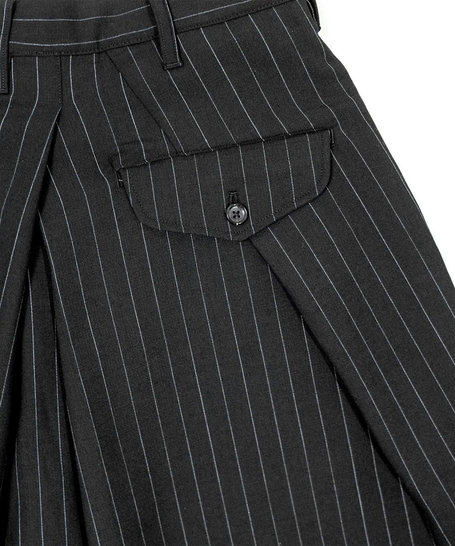 Cropped bonded wool pants KHOKI