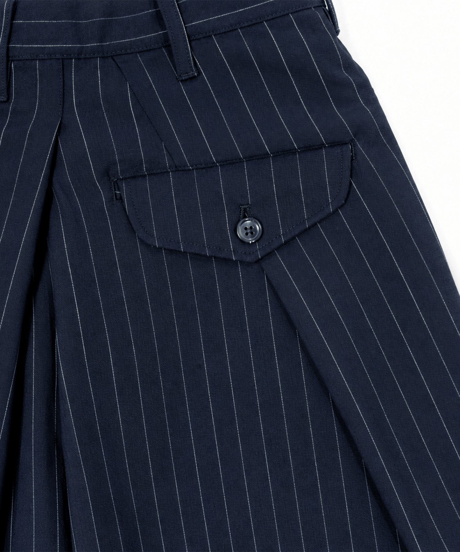 Cropped bonded wool pants KHOKI
