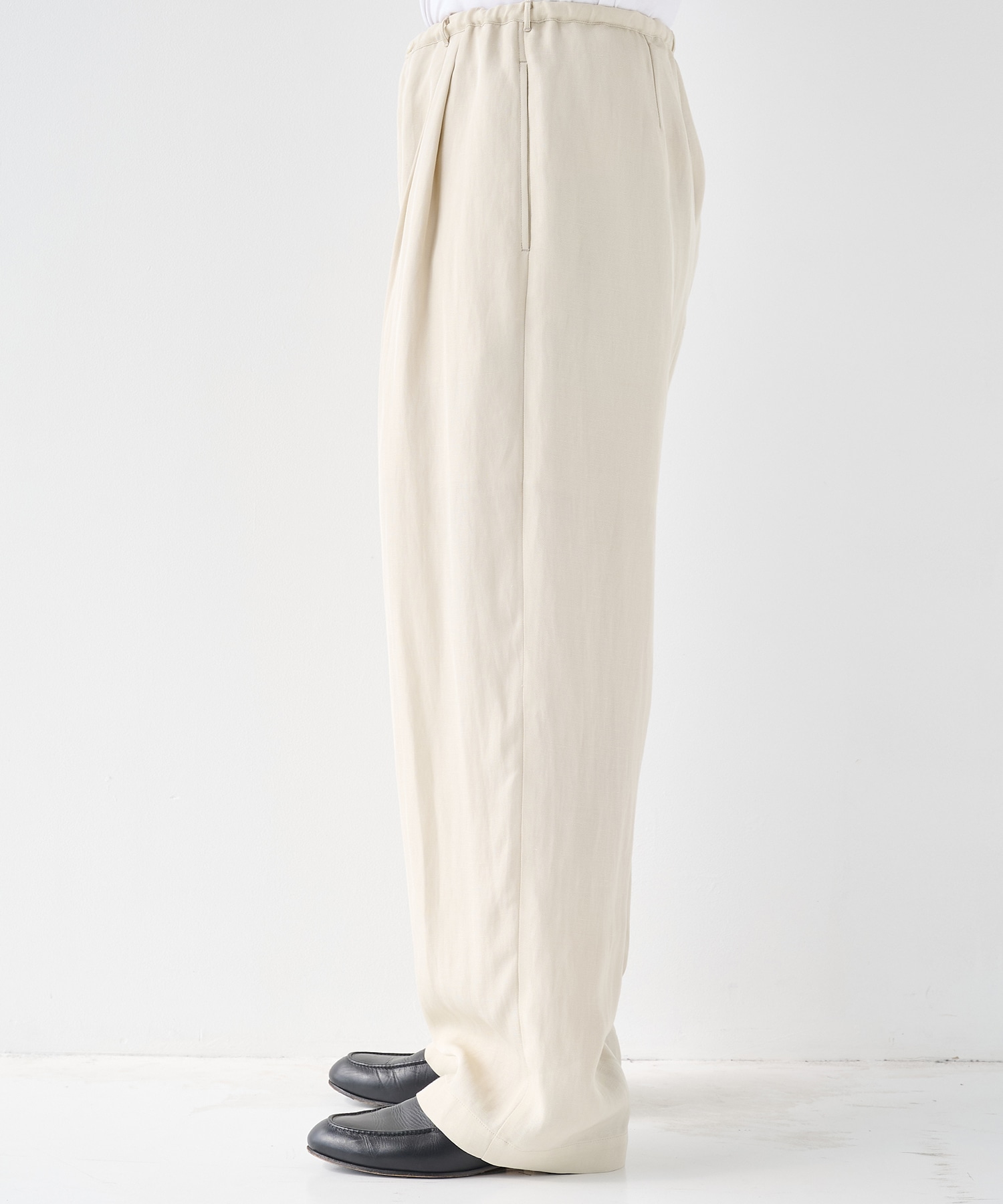 Noseason Linen Wide Pants STUDIOUS