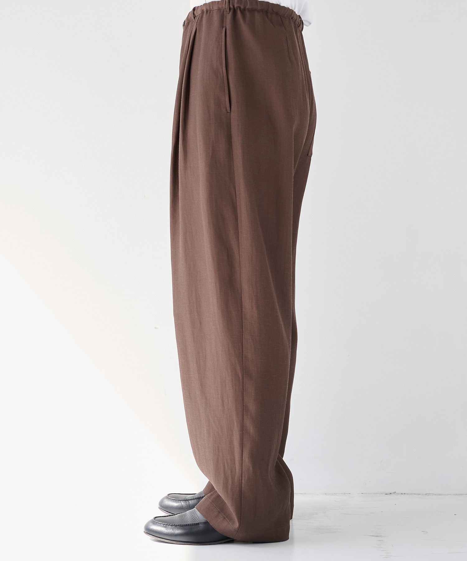 Noseason Linen Wide Pants STUDIOUS