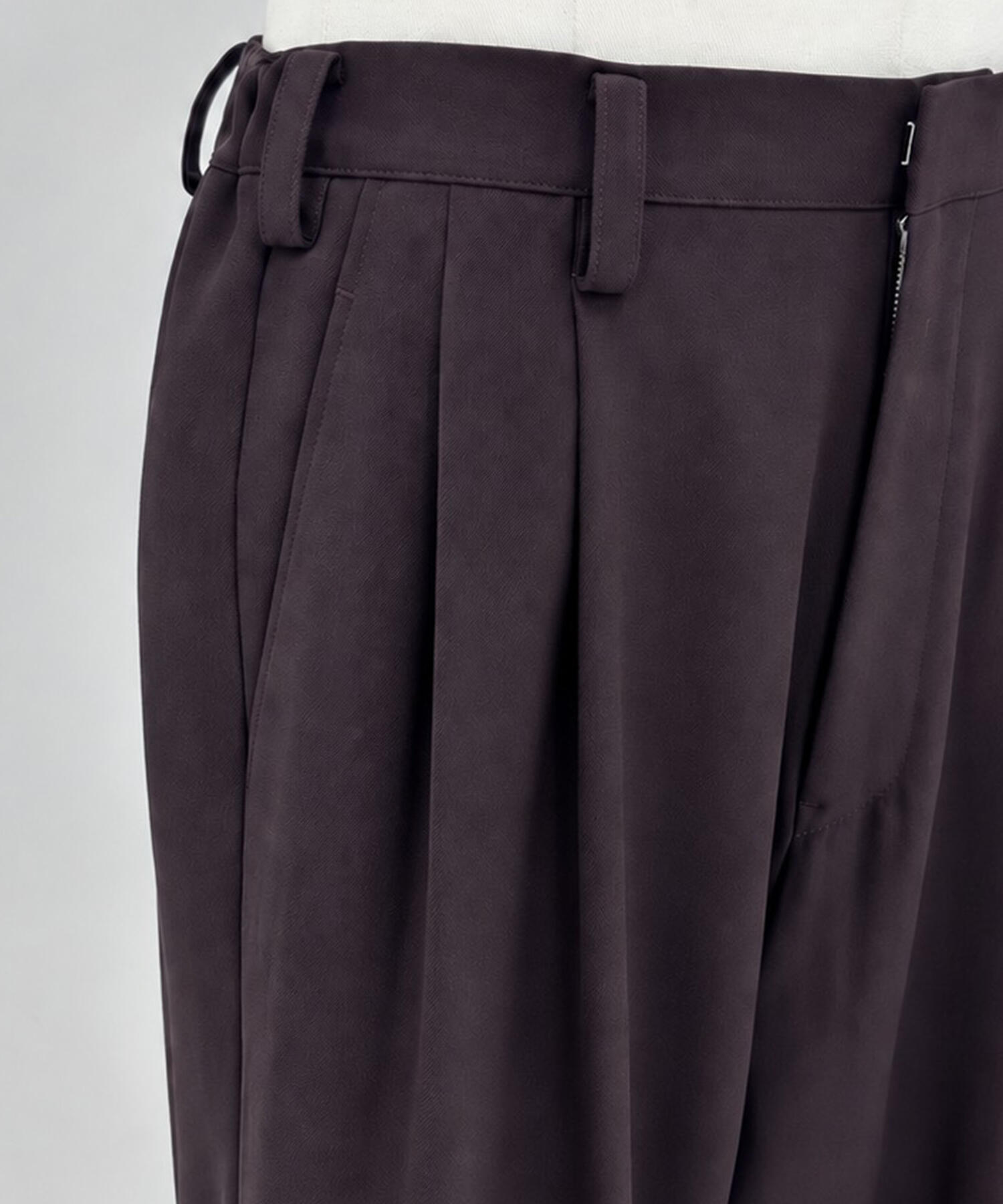 別注 Wide 2 Tuck PNT UJOH HOMME