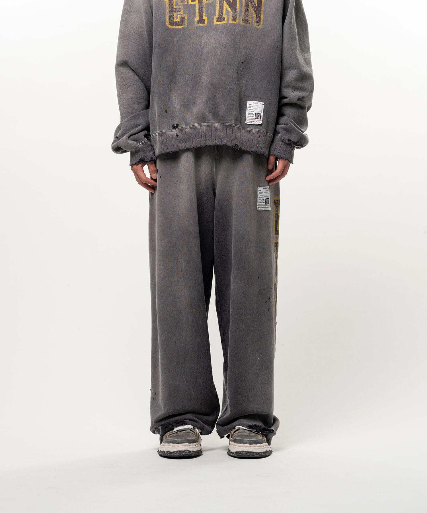 SUN FADED SWEAT PANTS Maison MIHARA YASUHIRO