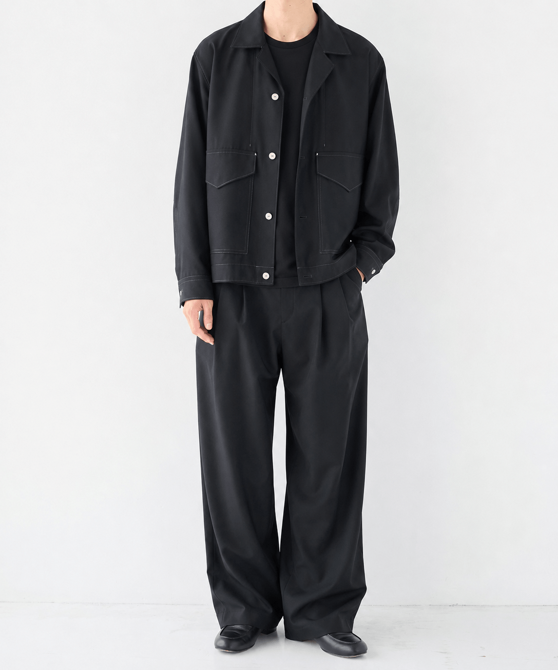 2Tuck Curve Slacks STUDIOUS