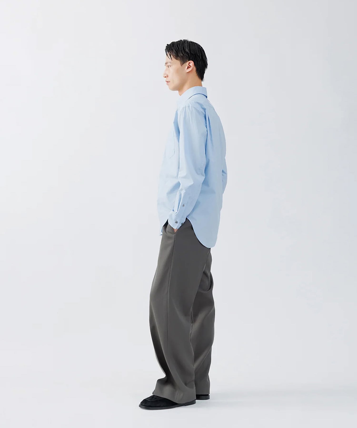 HEAVY WOOL STRAIGHT EASY PANTS .16 SUBLATIONS