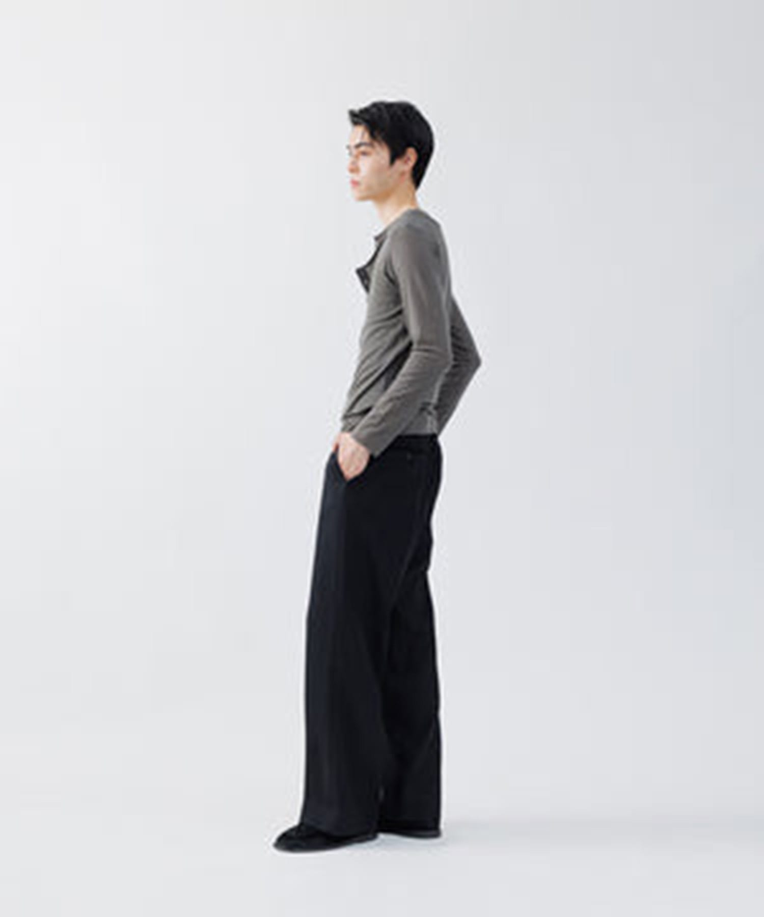 HEAVY WOOL STRAIGHT EASY PANTS .16 SUBLATIONS